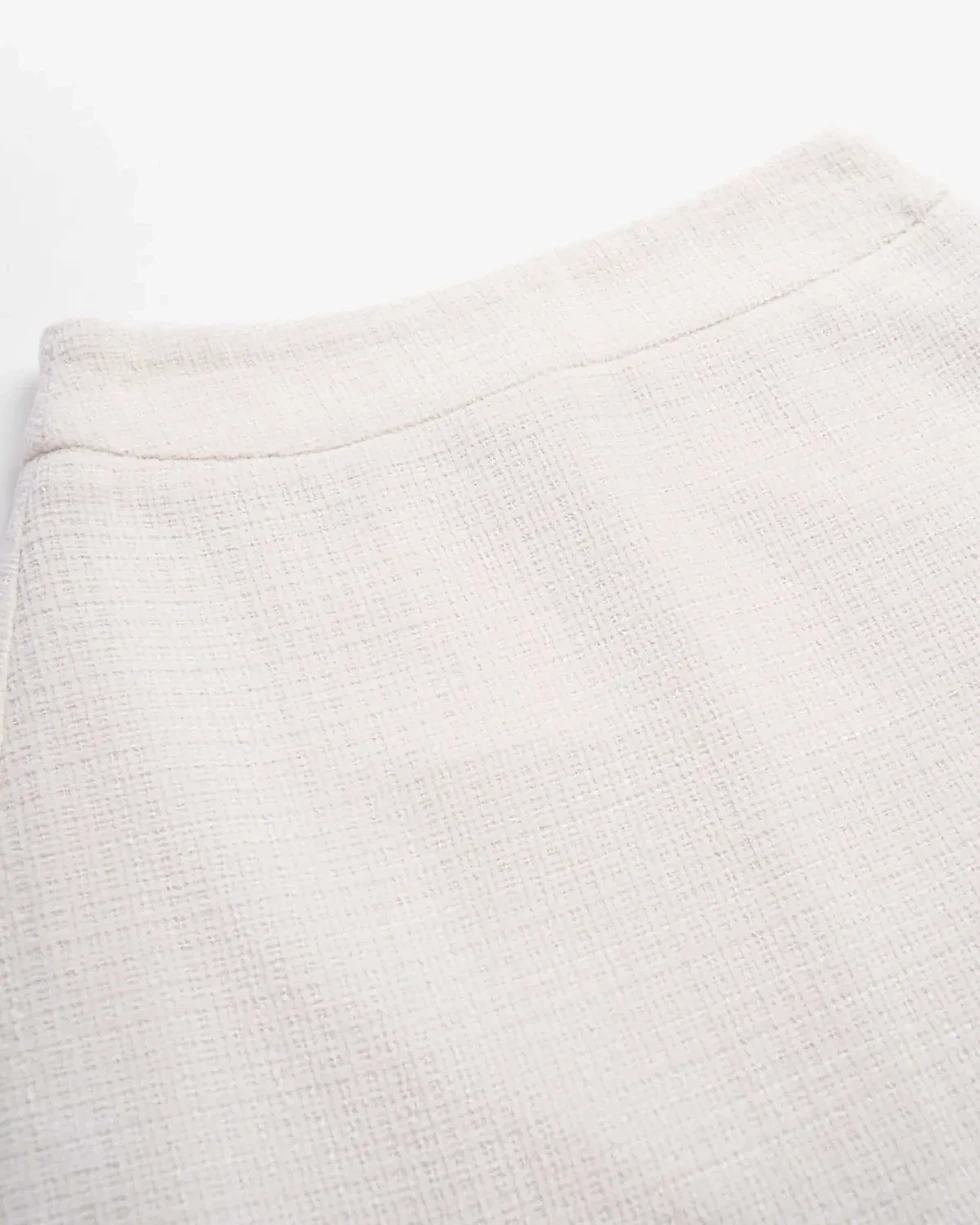 Hình thu nhỏ: Chân váy mini nữ vải tweed