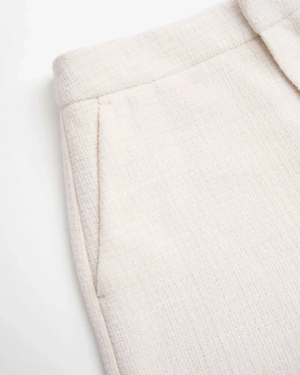 Hình thu nhỏ: Quần short nữ vải Tweed. Panama