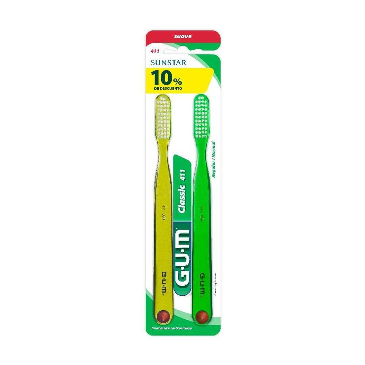 GUM CEP CLASSIC 411 SUAVE X 2