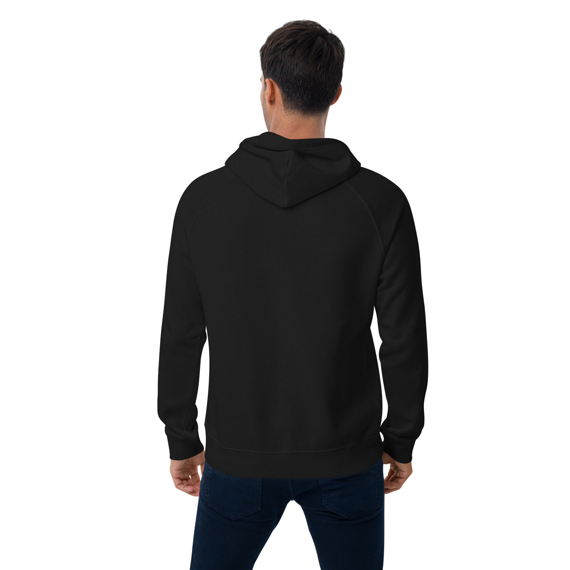 unisex eco raglan hoodie