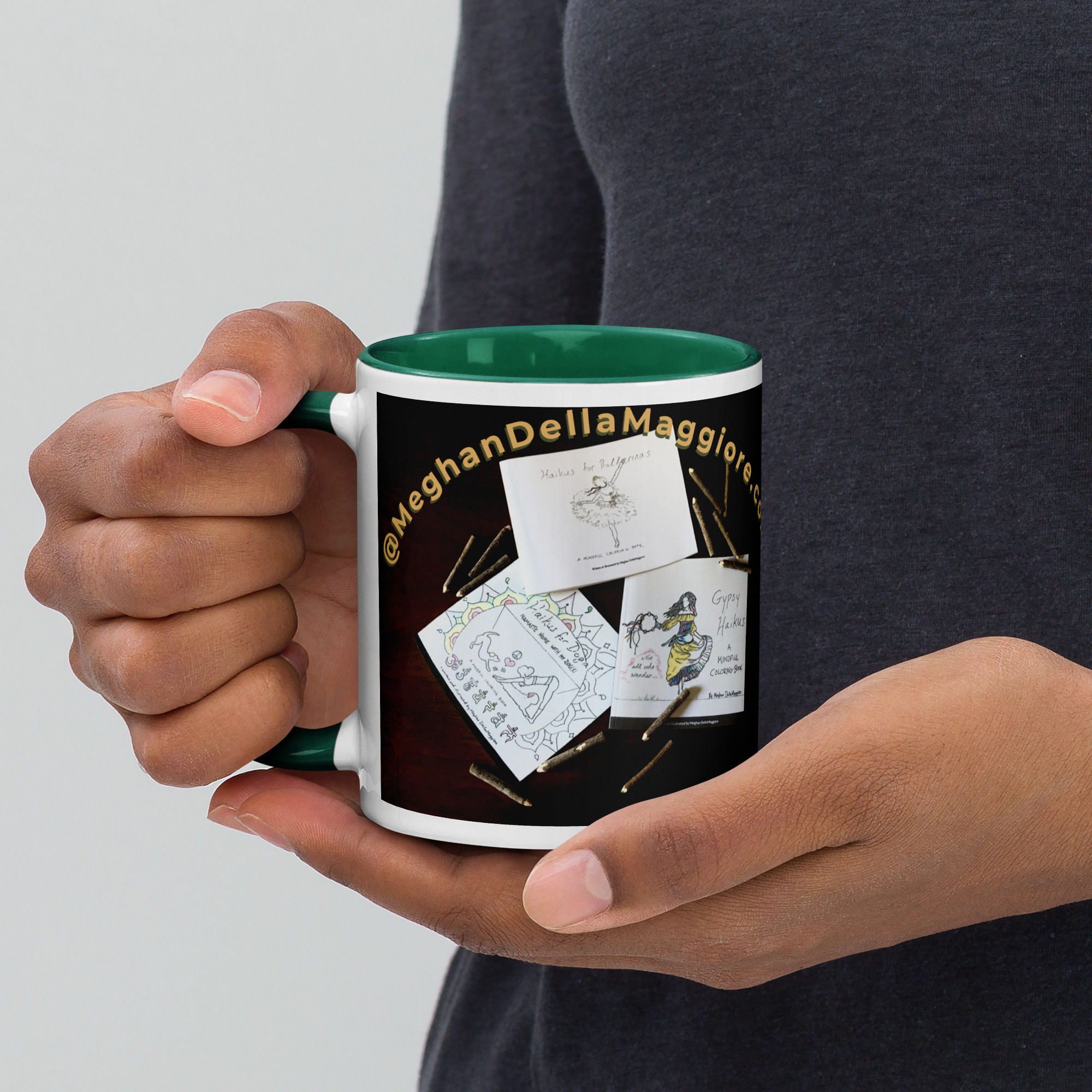 mug with color inside | namaste home collection©