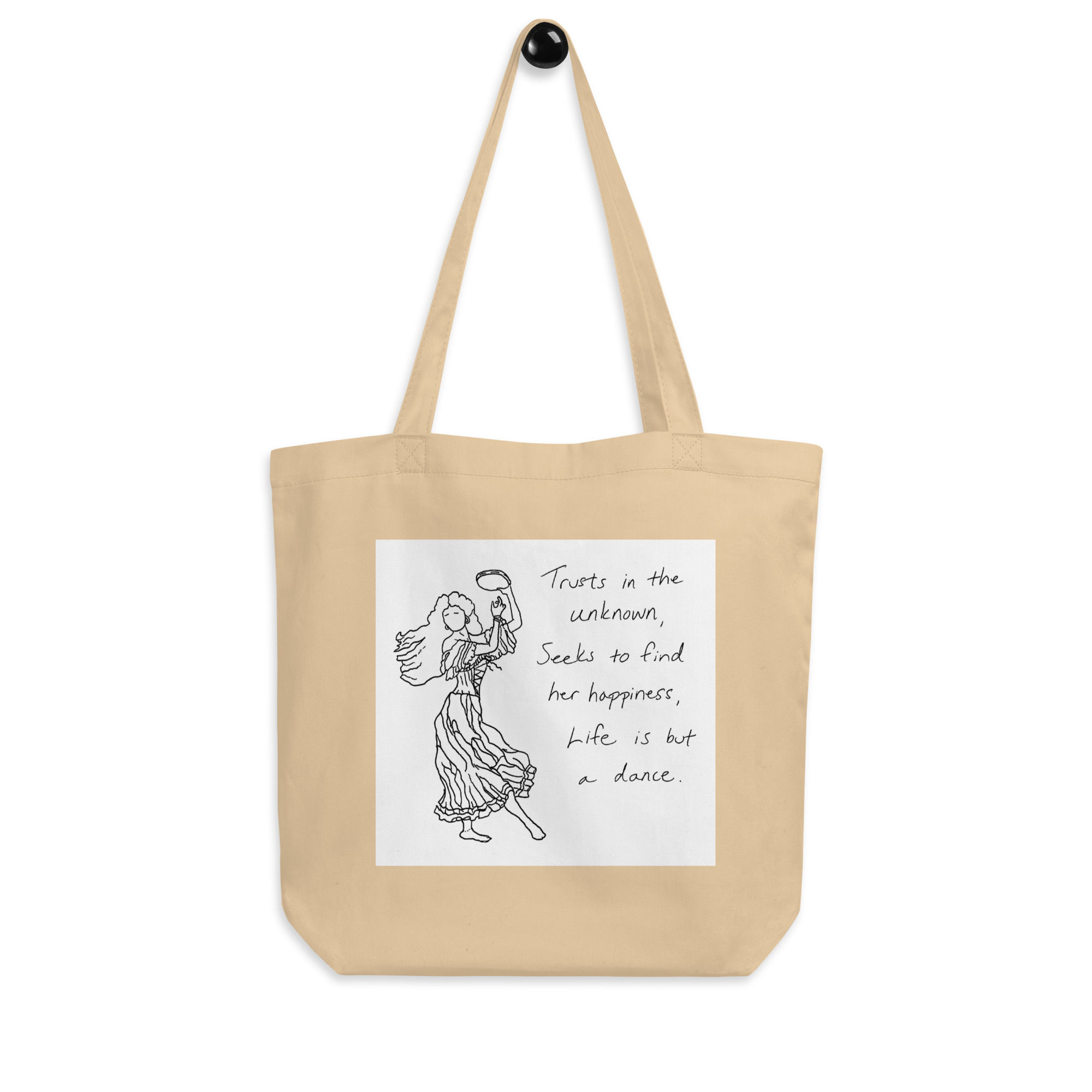 ninth gypsy haiku eco tote bag | Not All Who Wander...