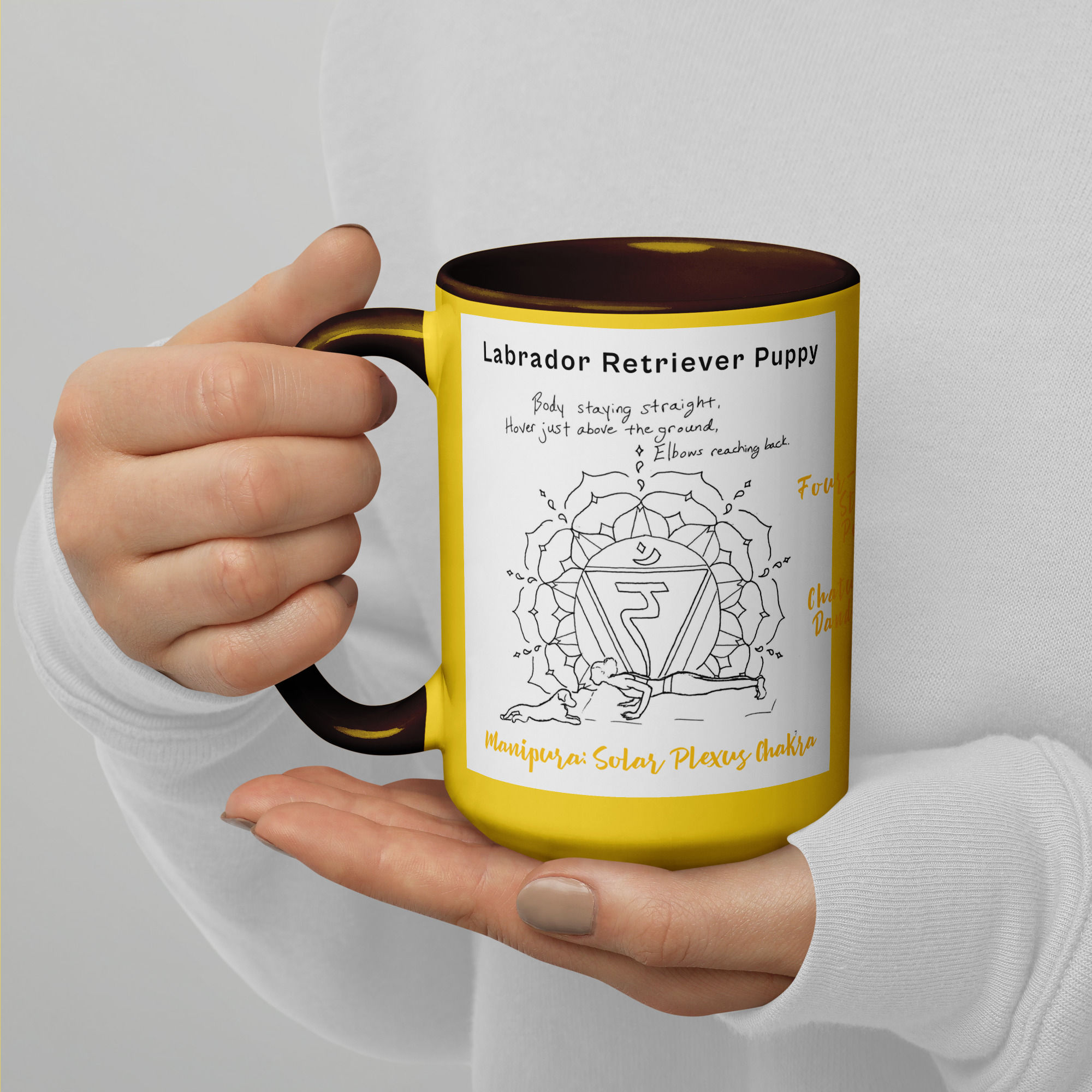 labrador retriever puppy mug with color | namaste home collection©