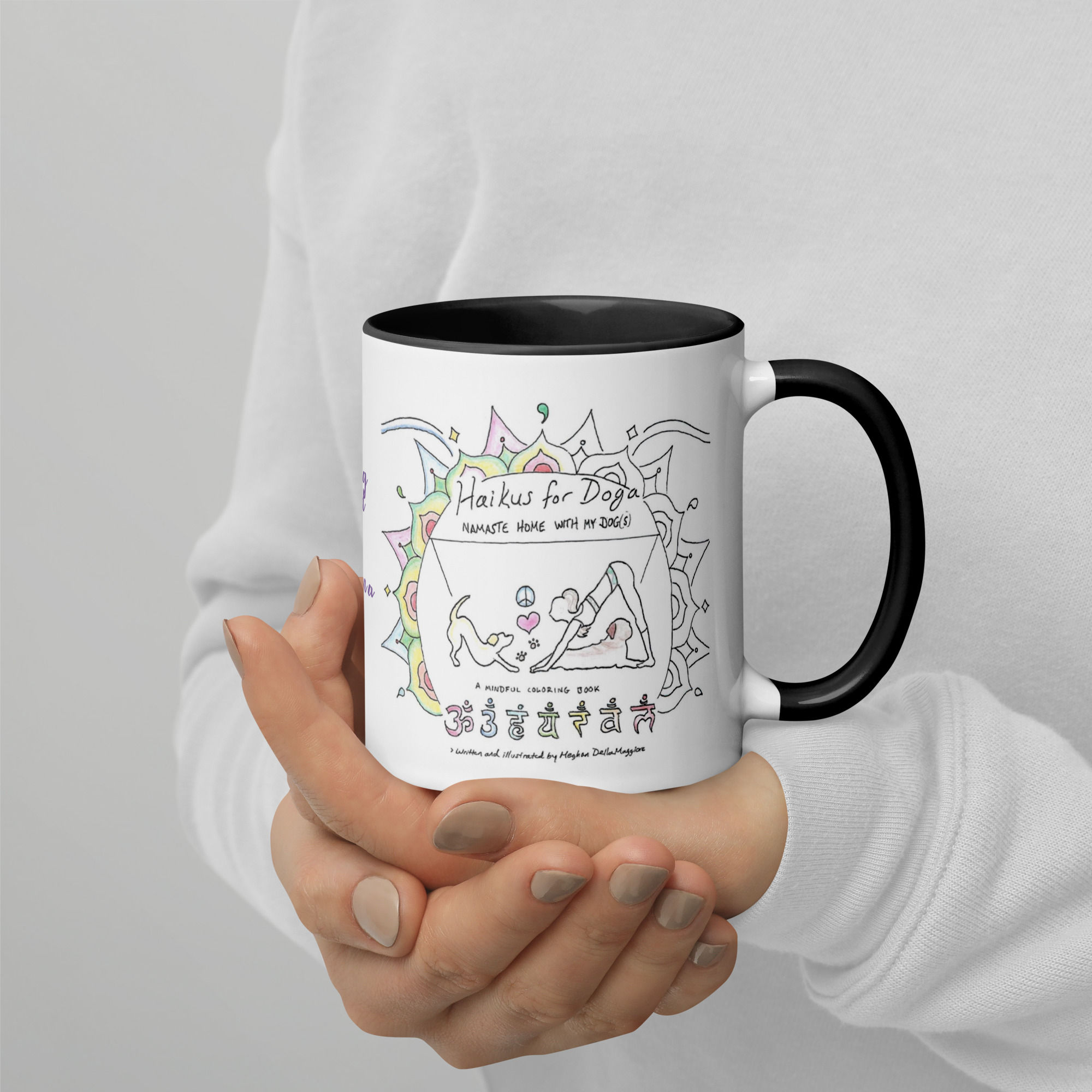boxer puppy doga haiku mug with color | namaste home collection©