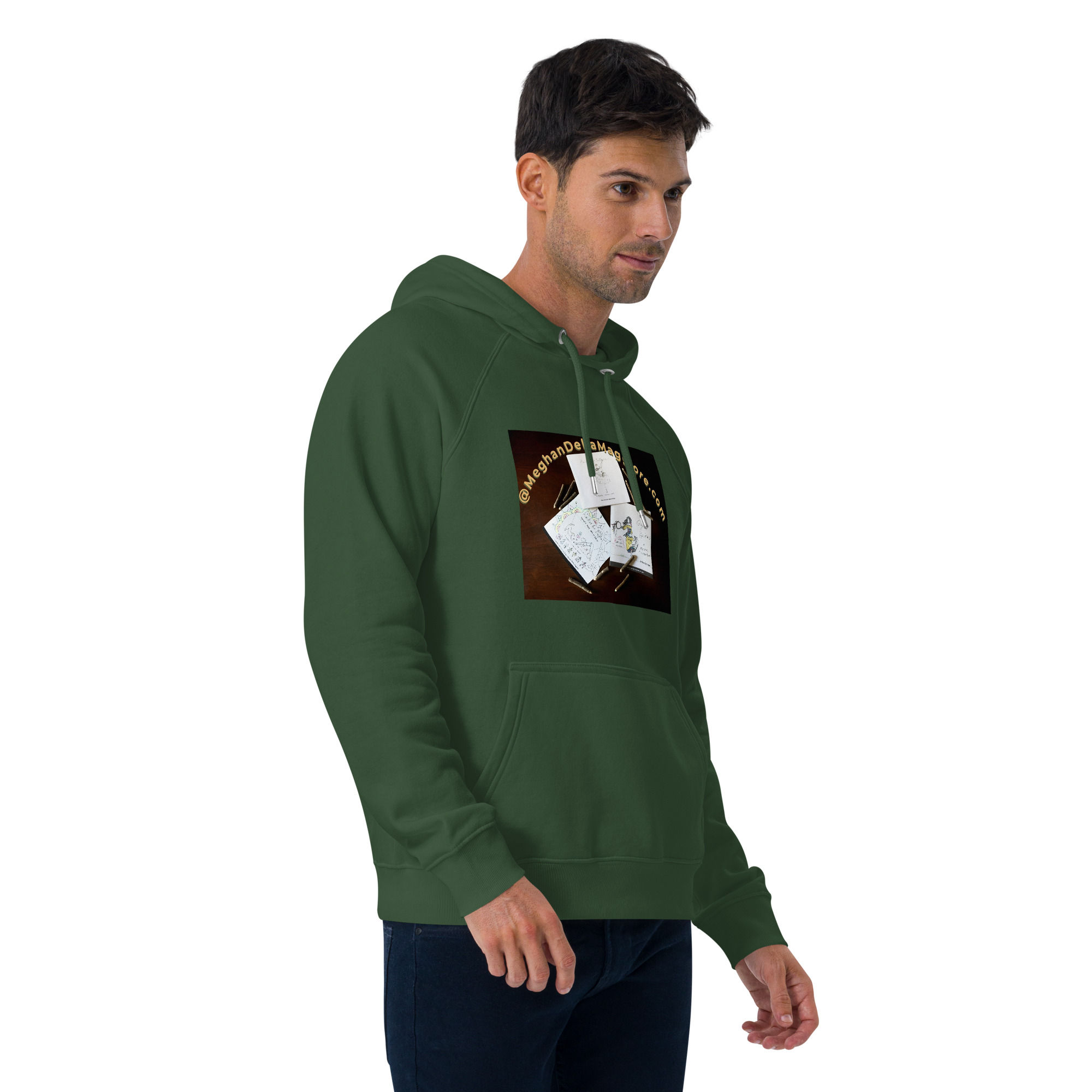 unisex eco raglan hoodie