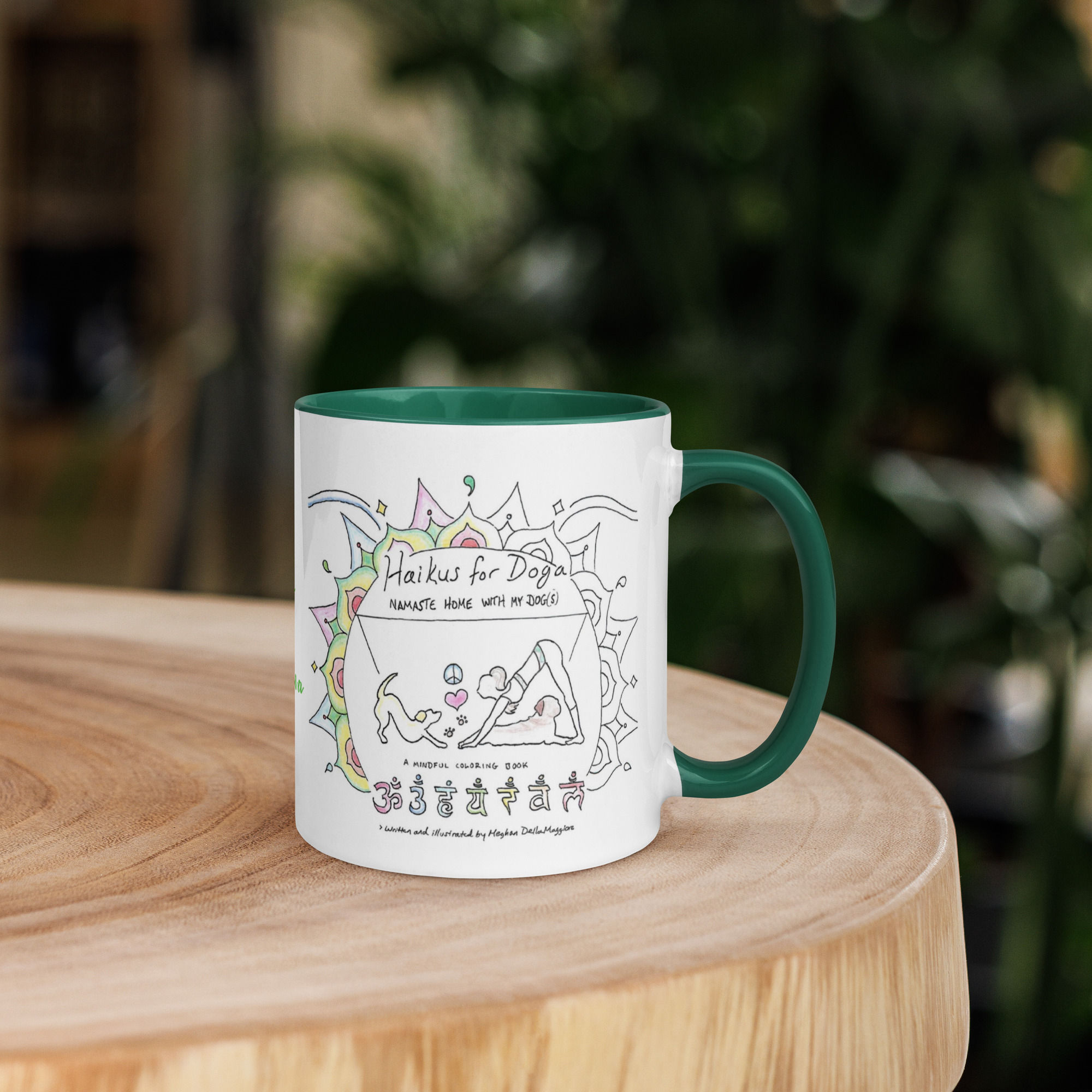 pit bull terrier doga haiku mug with color | namaste home collection©