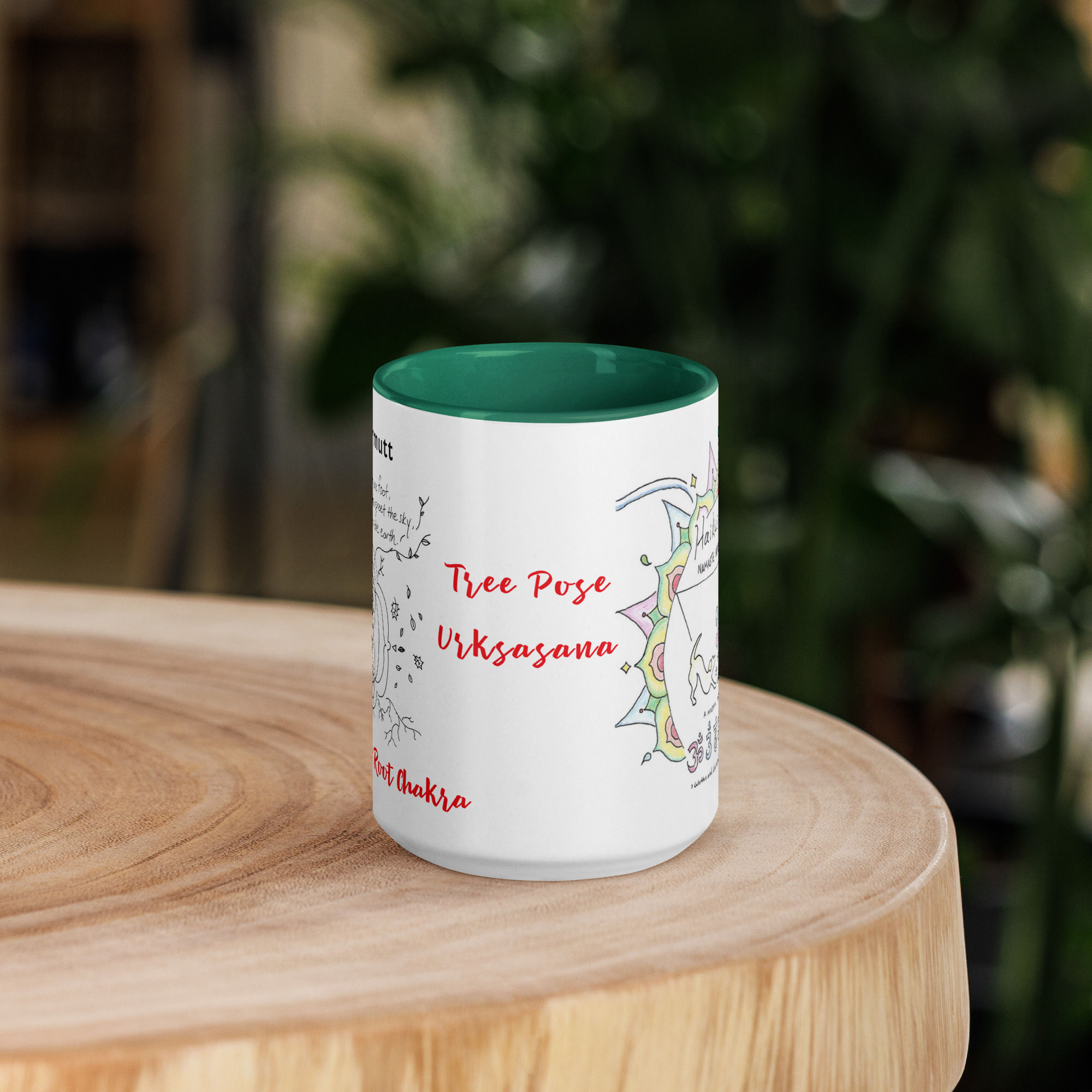 supermutt doga haiku mug with color | namaste home collection©