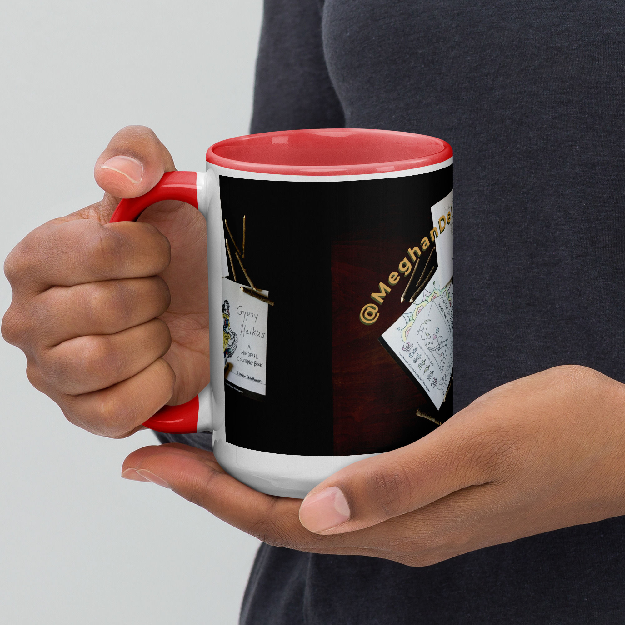 mug with color inside | namaste home collection©