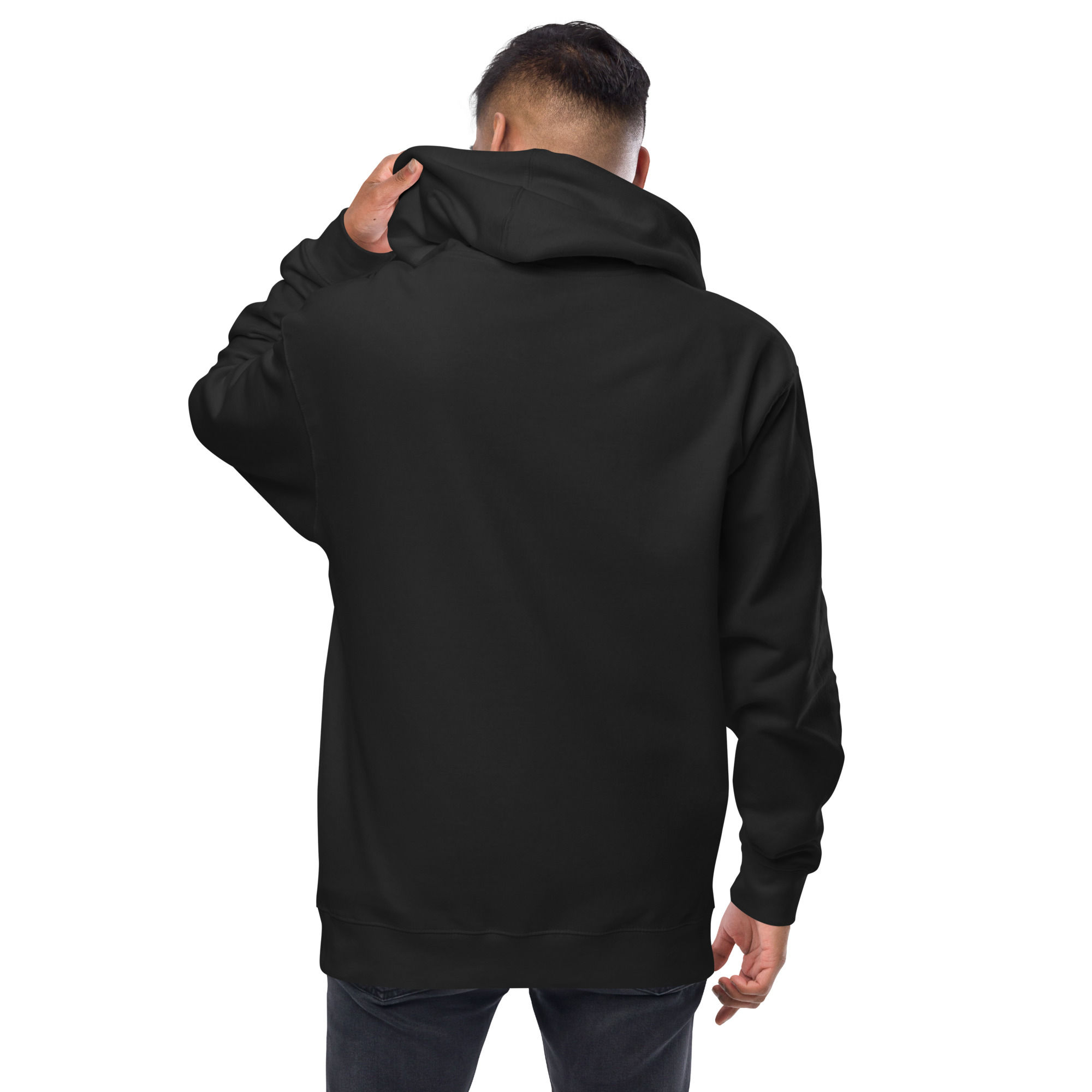 unisex fleece zip up hoodie