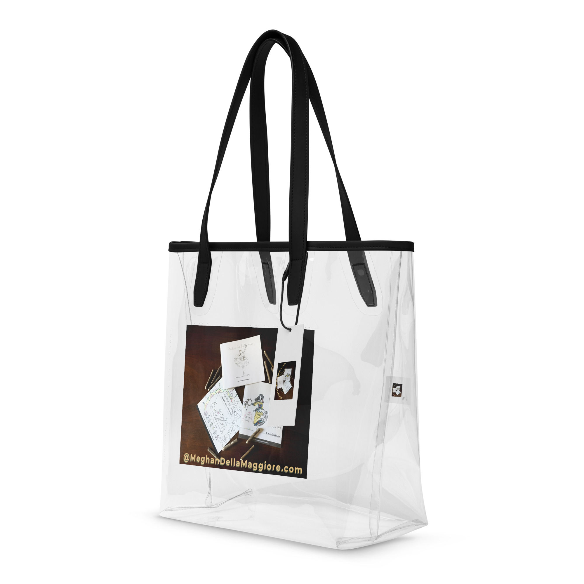clear tote bag
