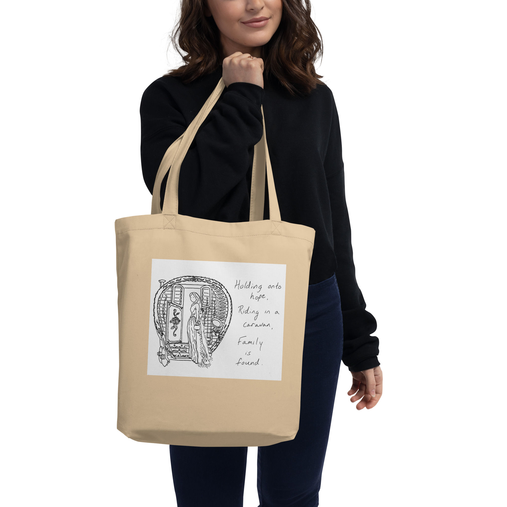 twelfth gypsy haiku eco tote bag | Not All Who Wander...