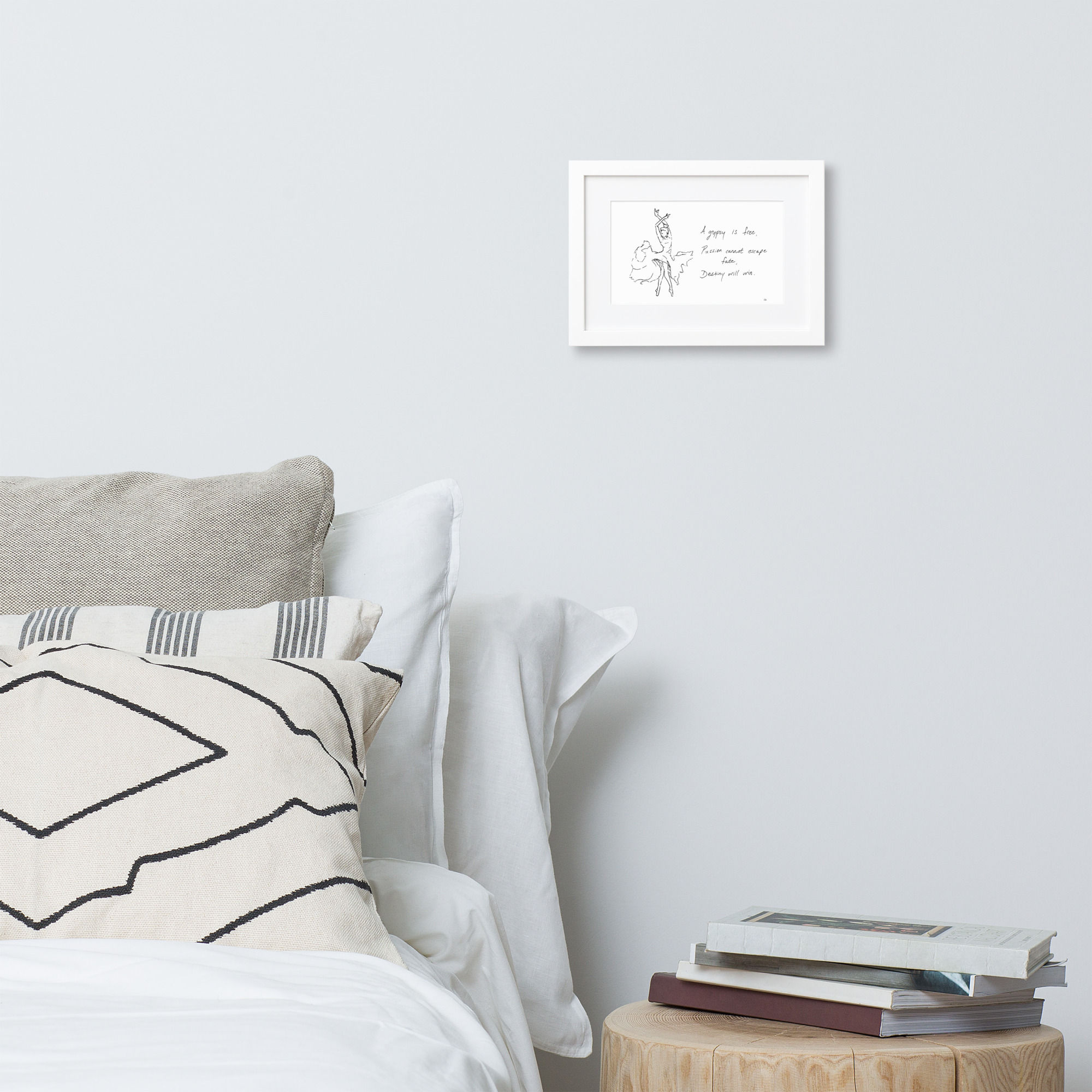 carmen matte paper framed poster | Haikus for Ballerinas