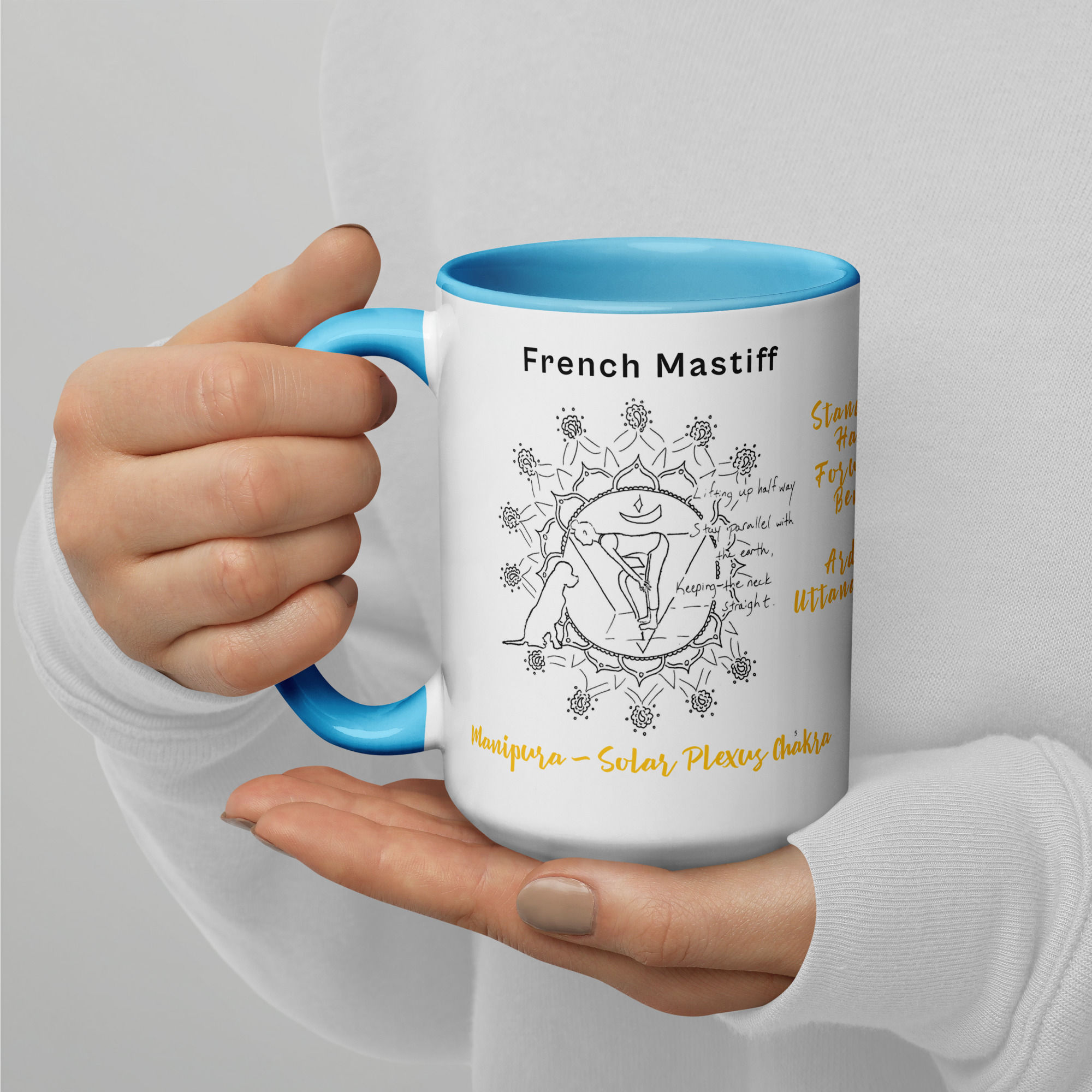 french mastiff doga haiku mug with color | namaste home collection©