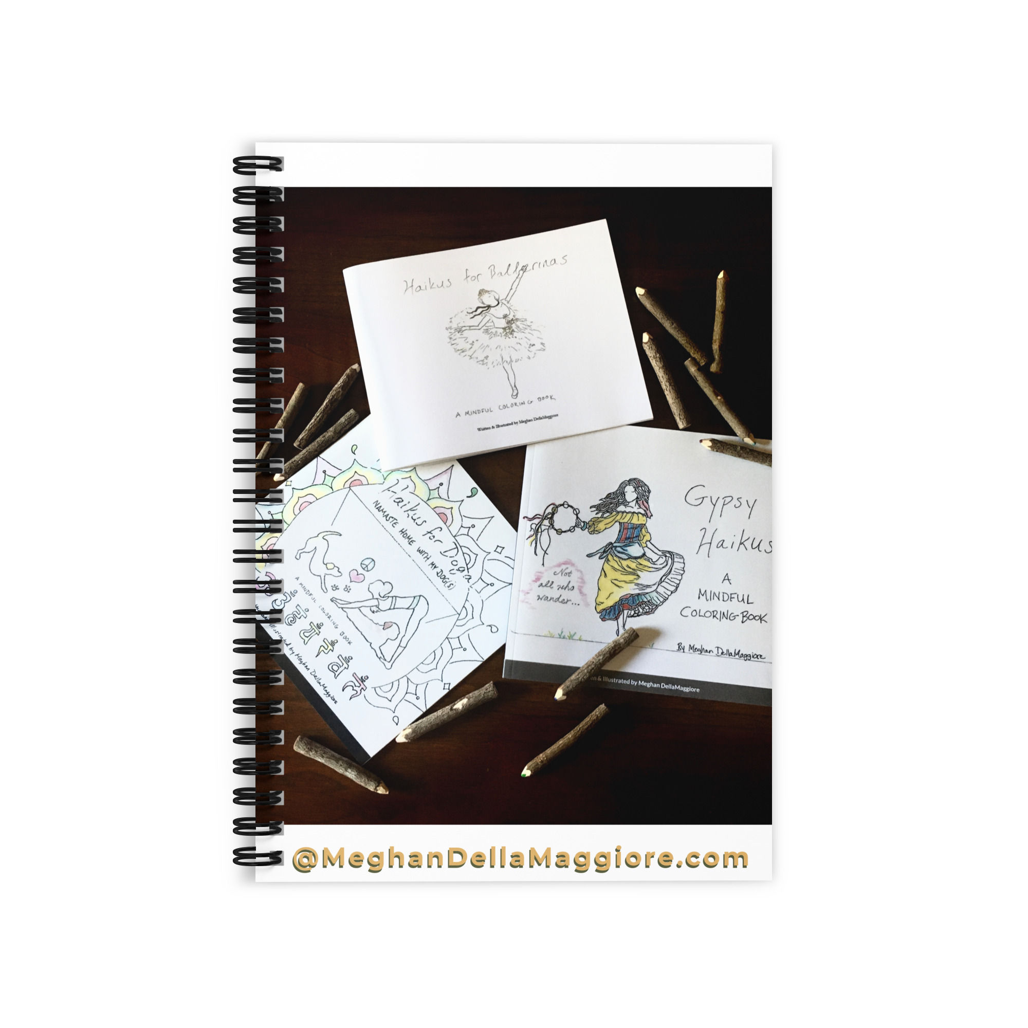 ruled line spiral notebook | namaste home collection©