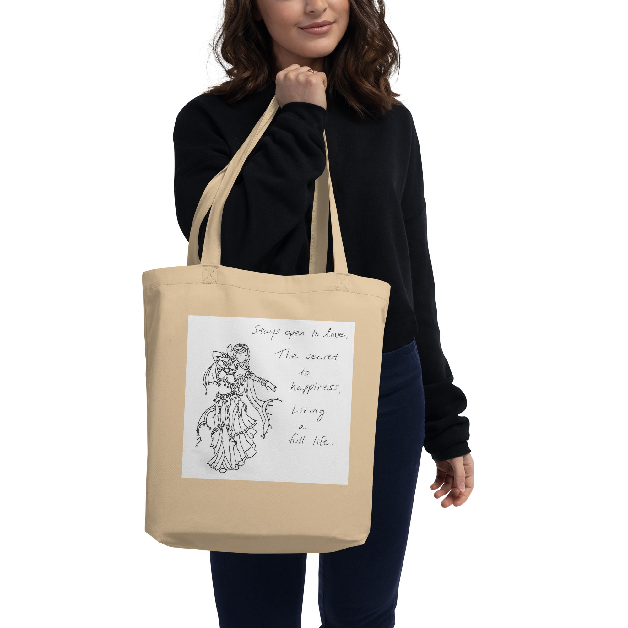 thirteenth gypsy haiku eco tote bag | Not All Who Wander...
