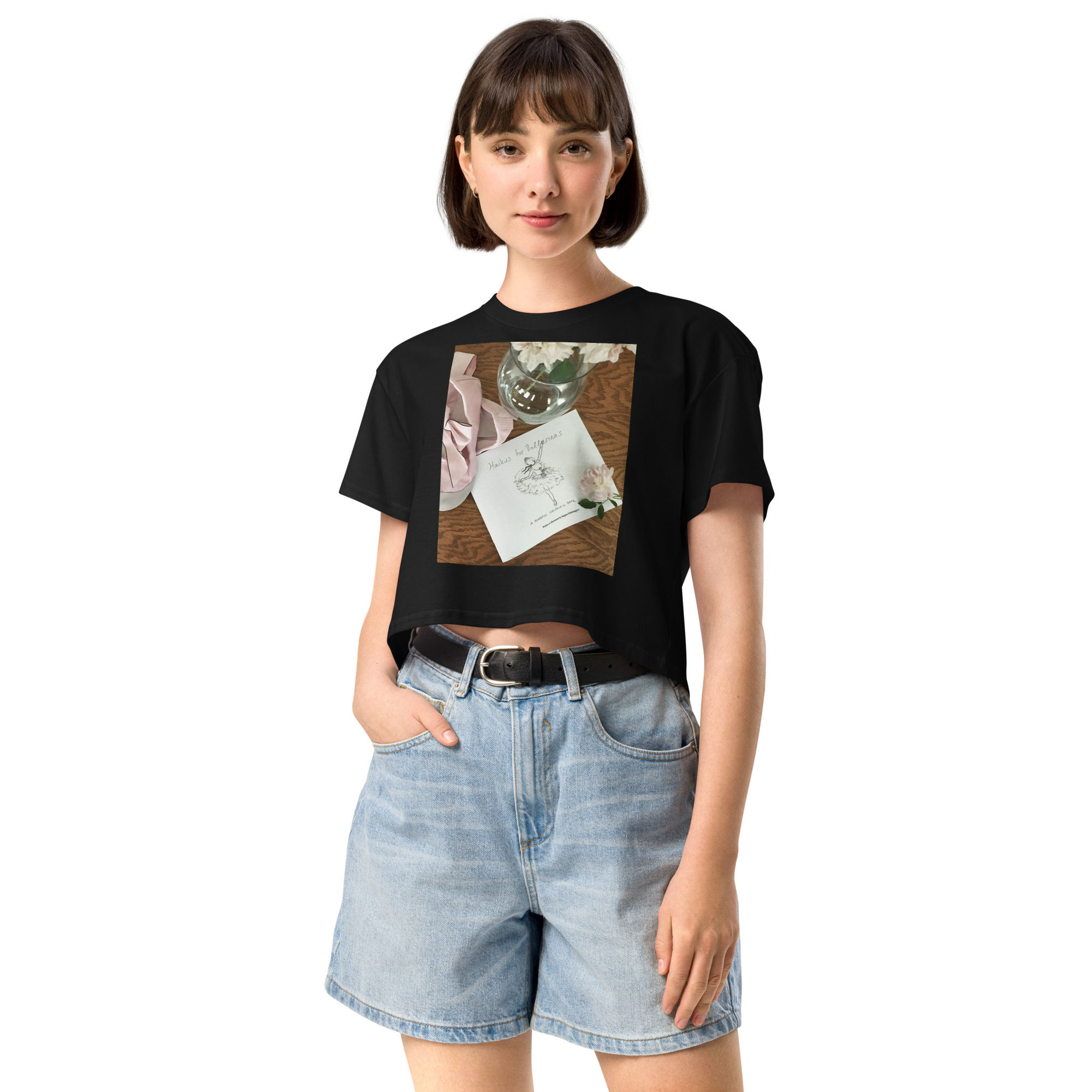 women’s crop top | Haikus for Ballerinas