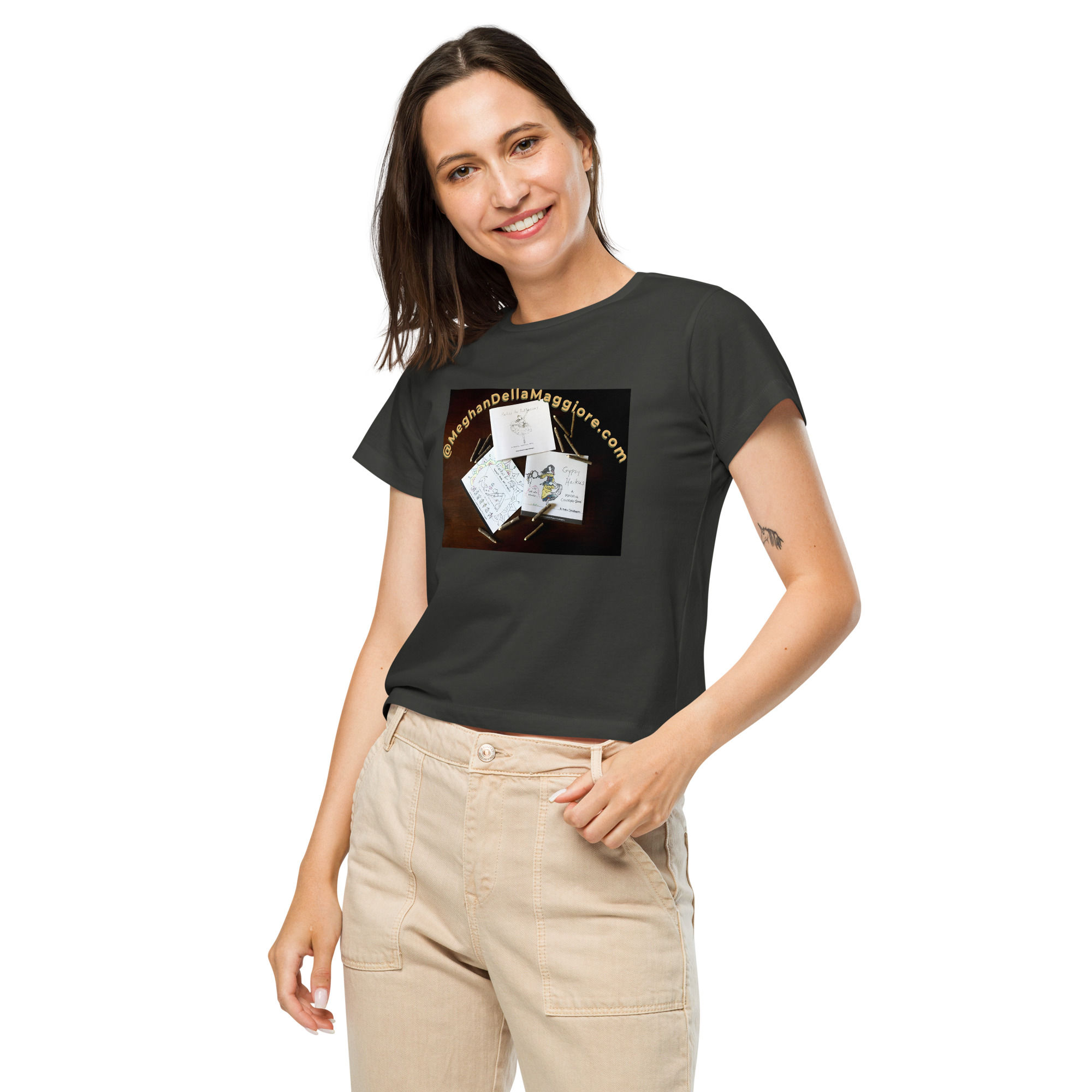 women’s high-waisted t-shirt