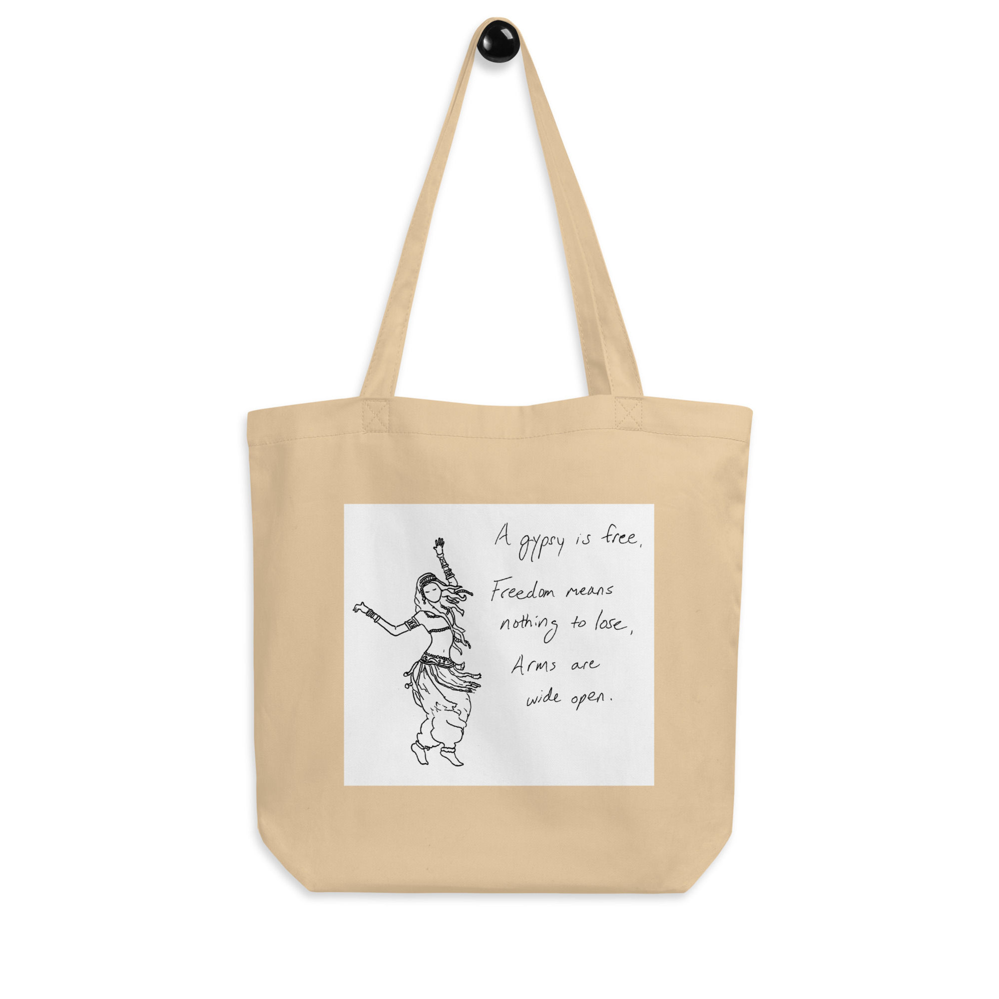 sixth gypsy haiku eco tote bag | Not All Who Wander...