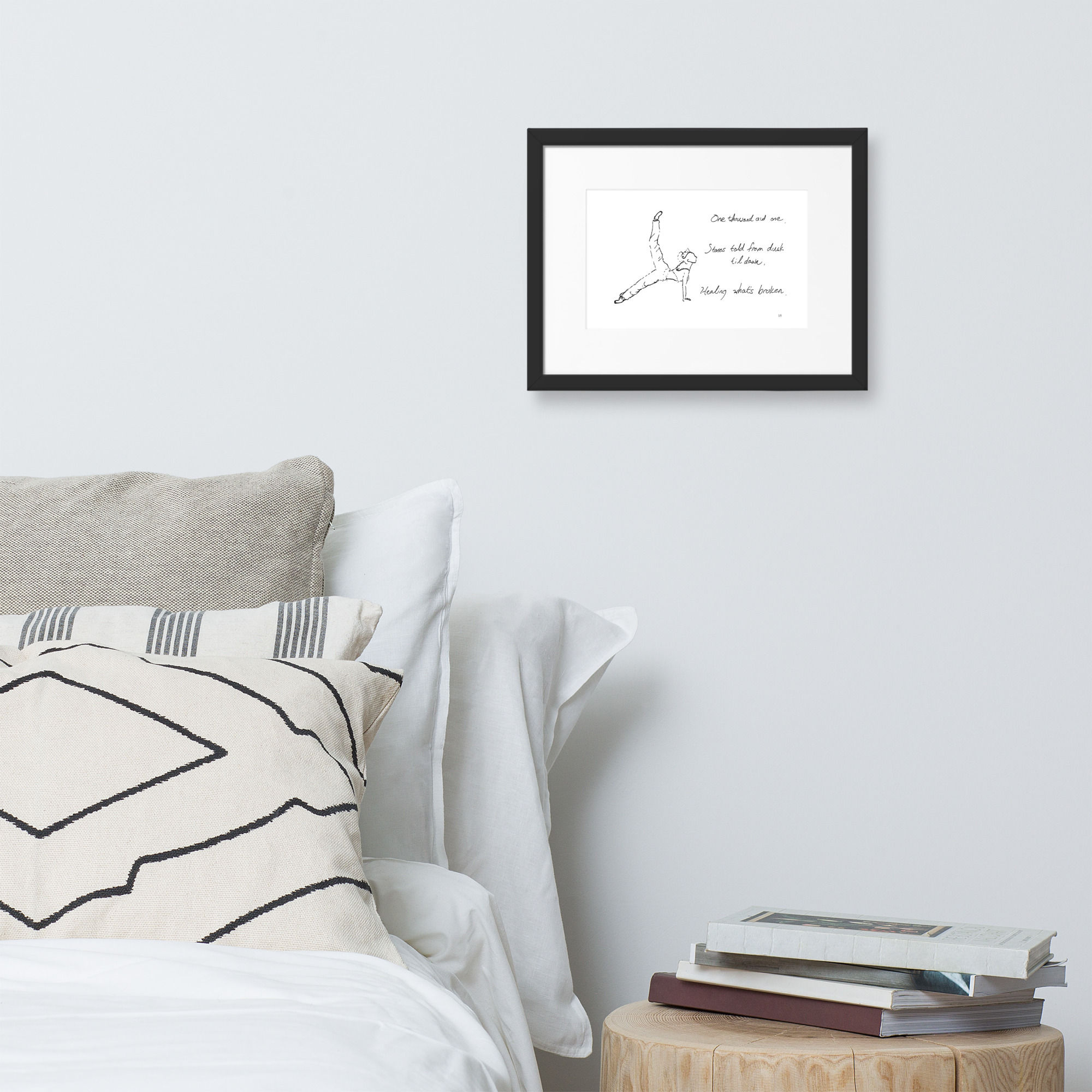 arabian nights matte paper framed poster | Haikus for Ballerinas