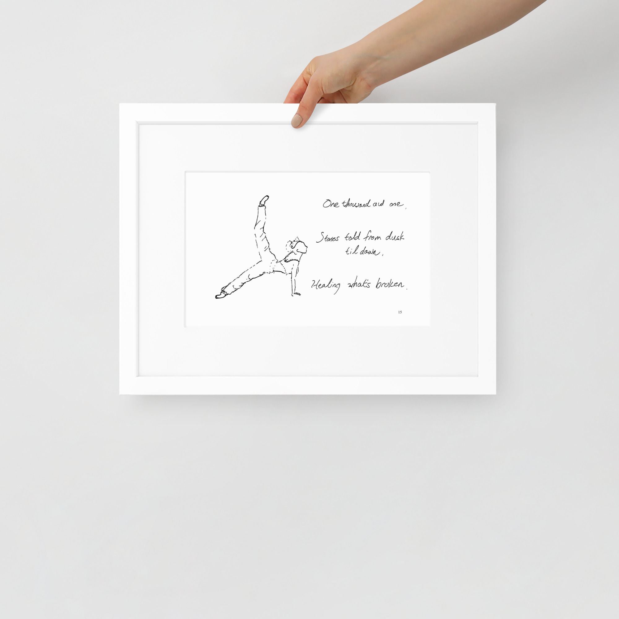 arabian nights matte paper framed poster | Haikus for Ballerinas