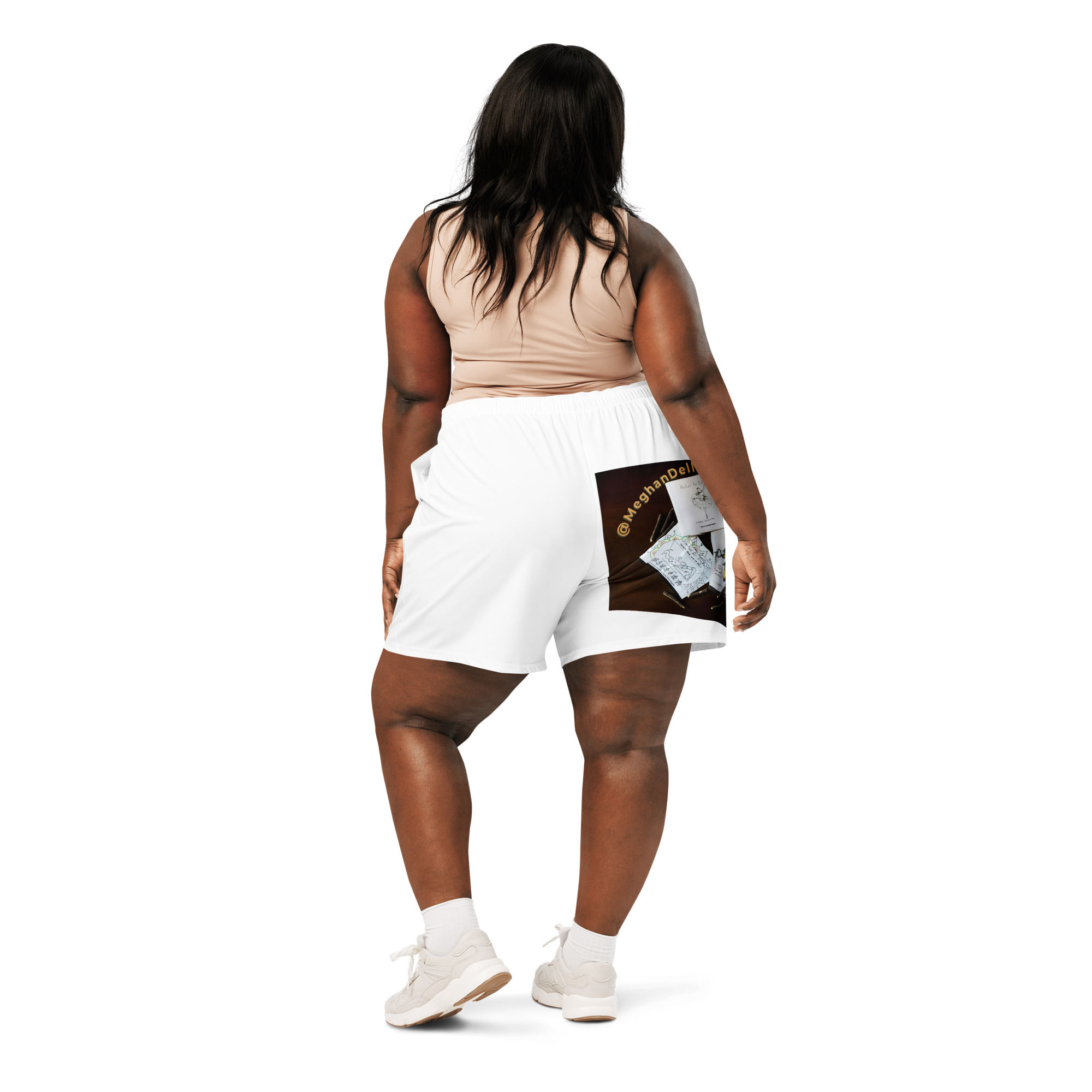 all-over print unisex athletic long shorts