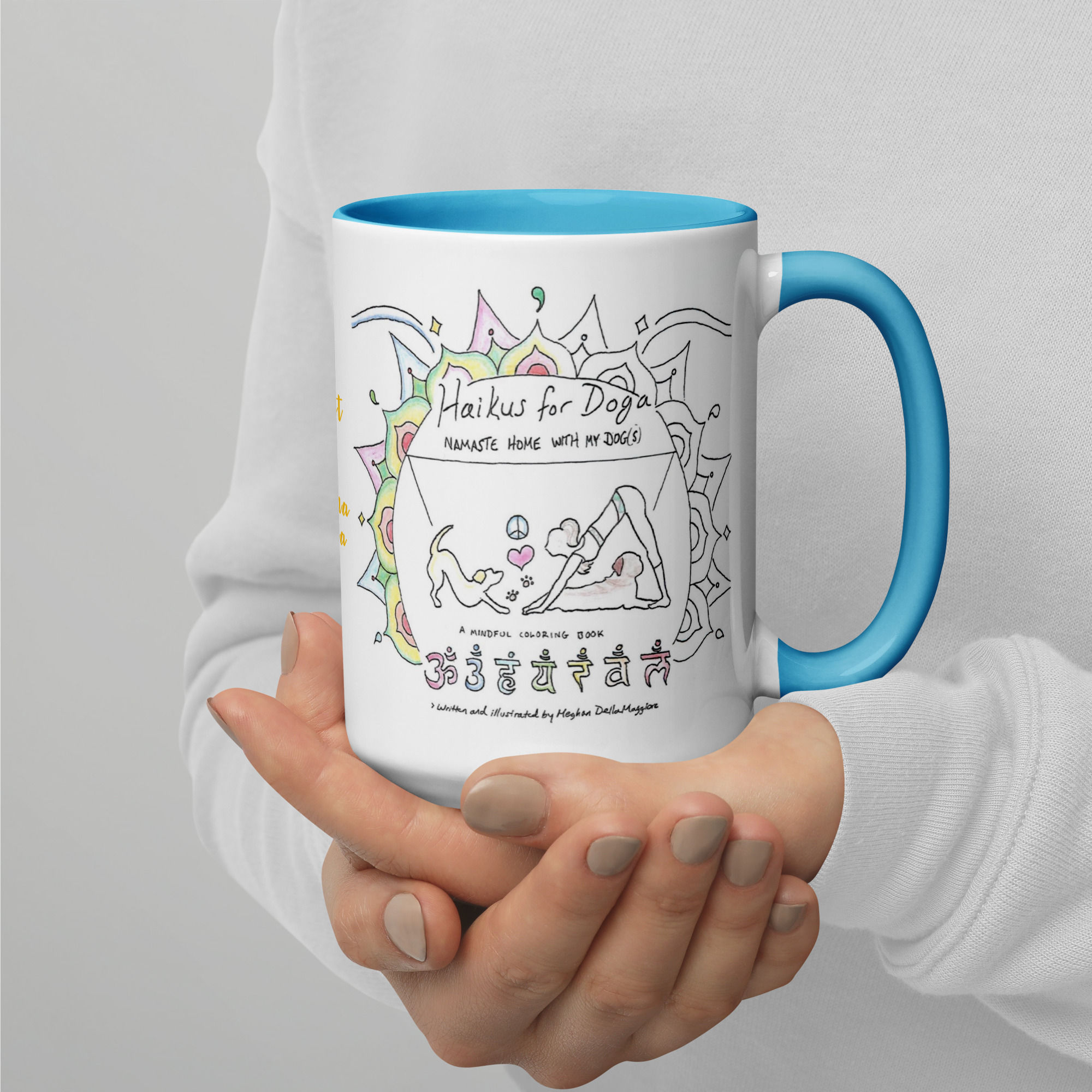 poodle doga haiku mug with color | namaste home collection©