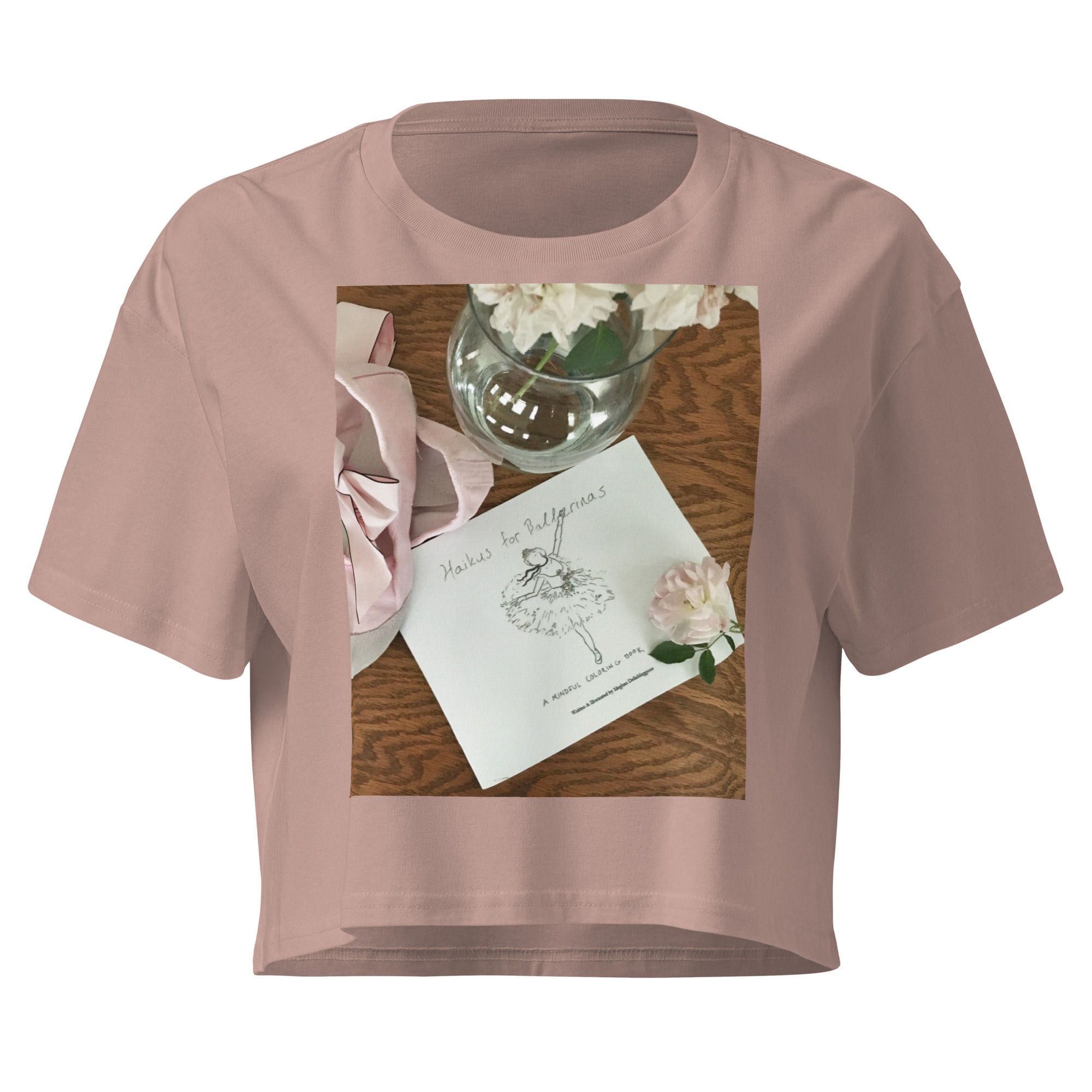 women’s crop top | Haikus for Ballerinas