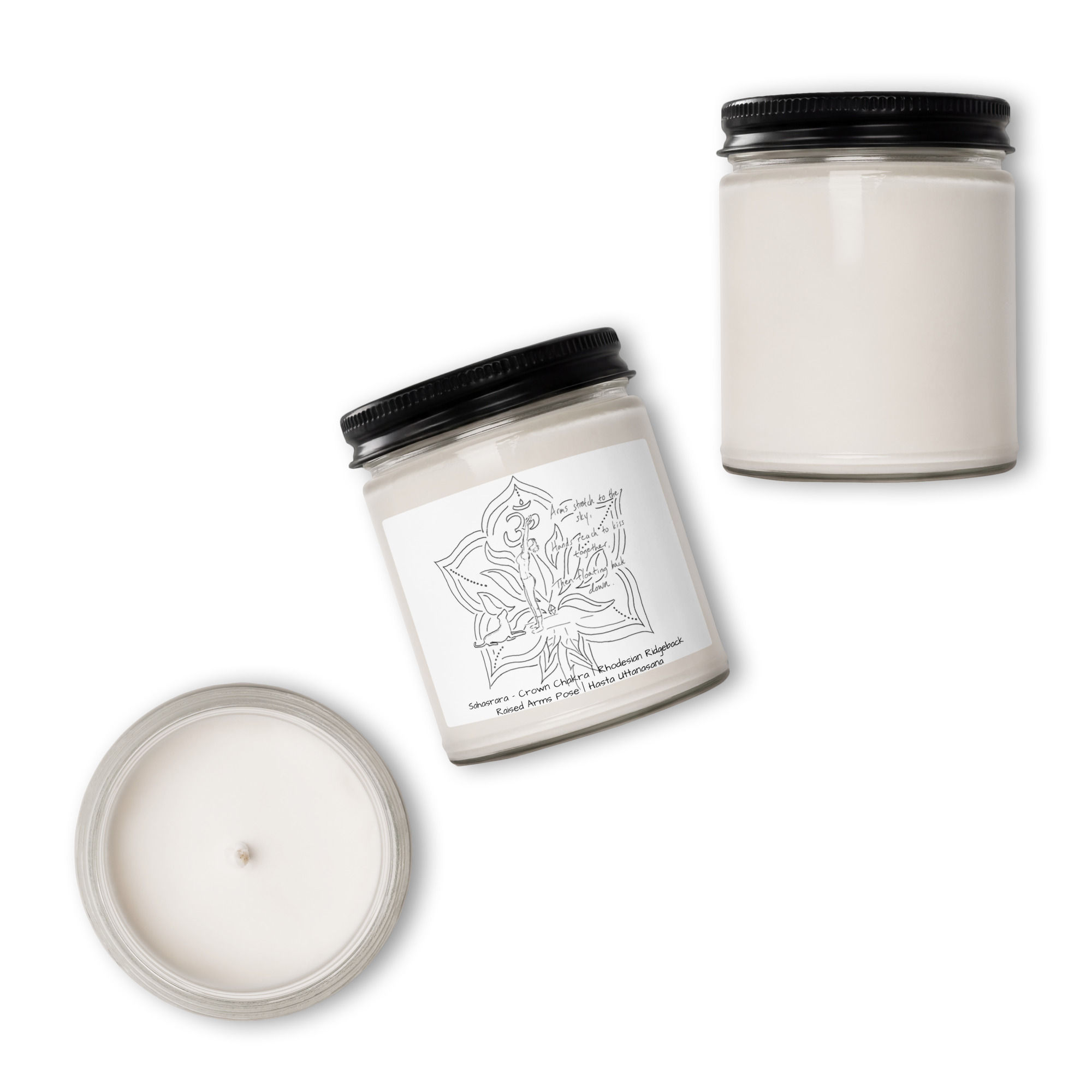 rhodesian ridgeback doga haiku scented soy candle | namaste home collection©