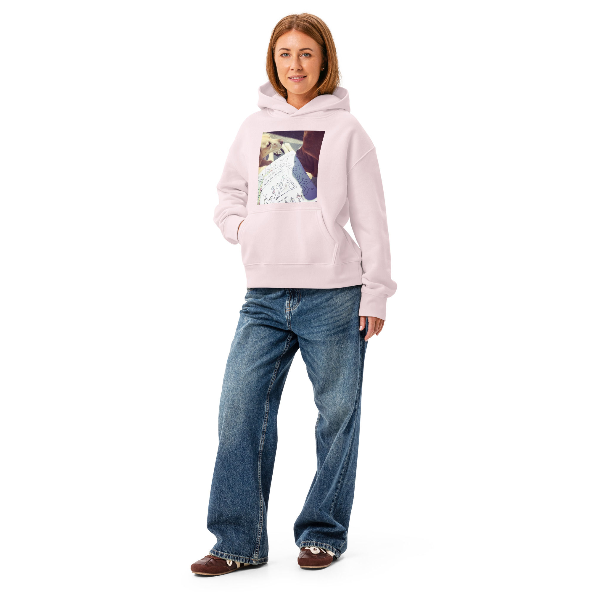 women’s relaxed hoodie | Haikus for Doga