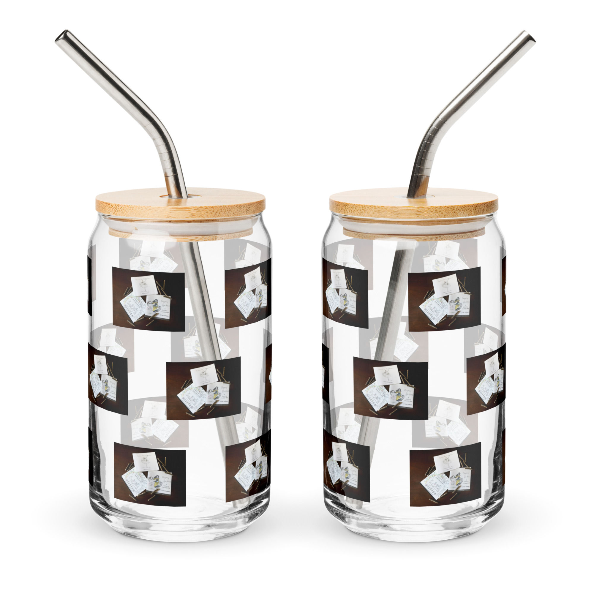 can-shaped glass with lid | namaste home collection©