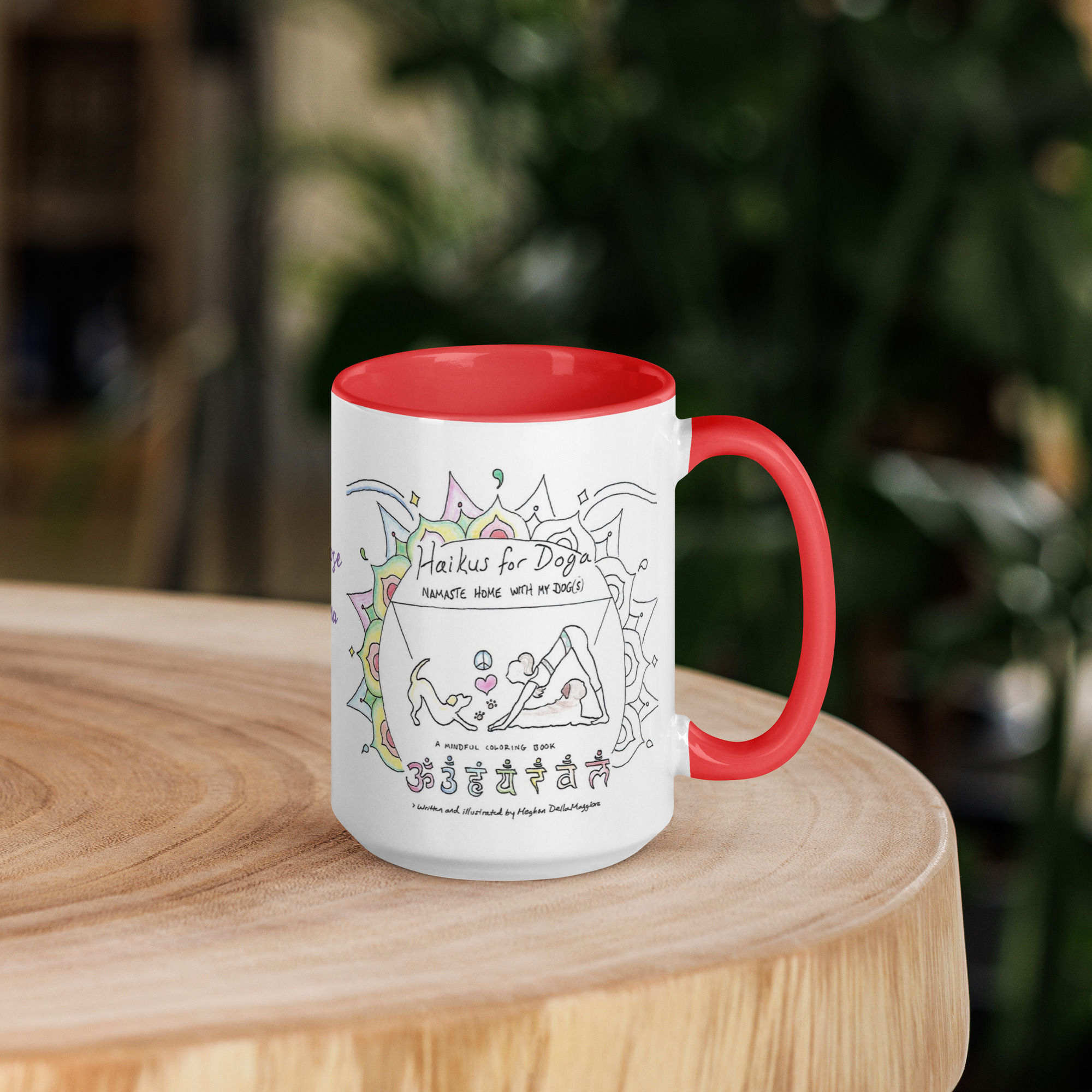 german shepherd doga haiku mug with color | namaste home collection©