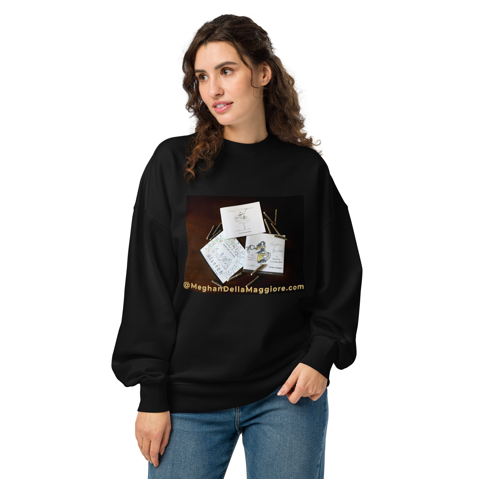 unisex organic oversized sweatshirt