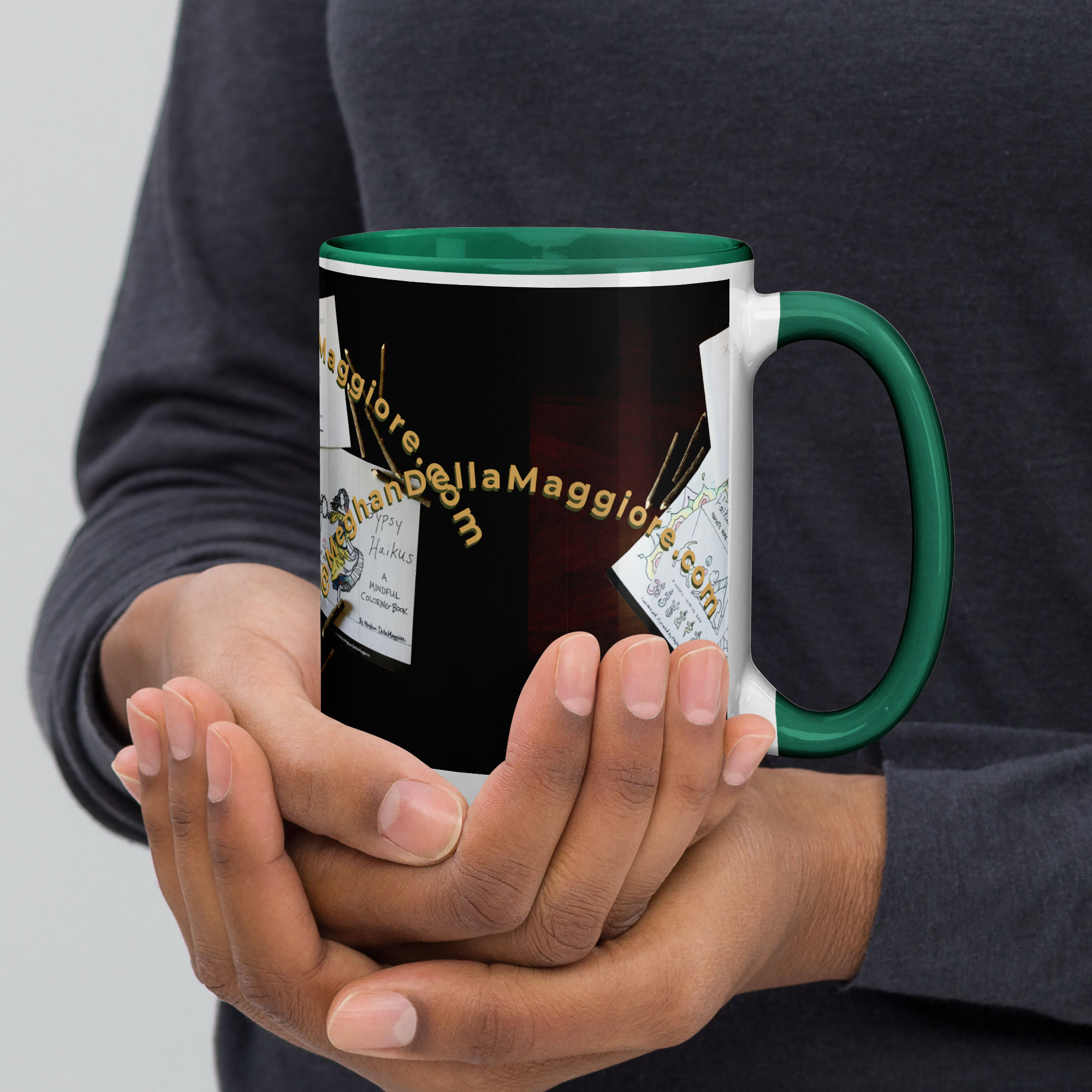 mug with color inside | namaste home collection©