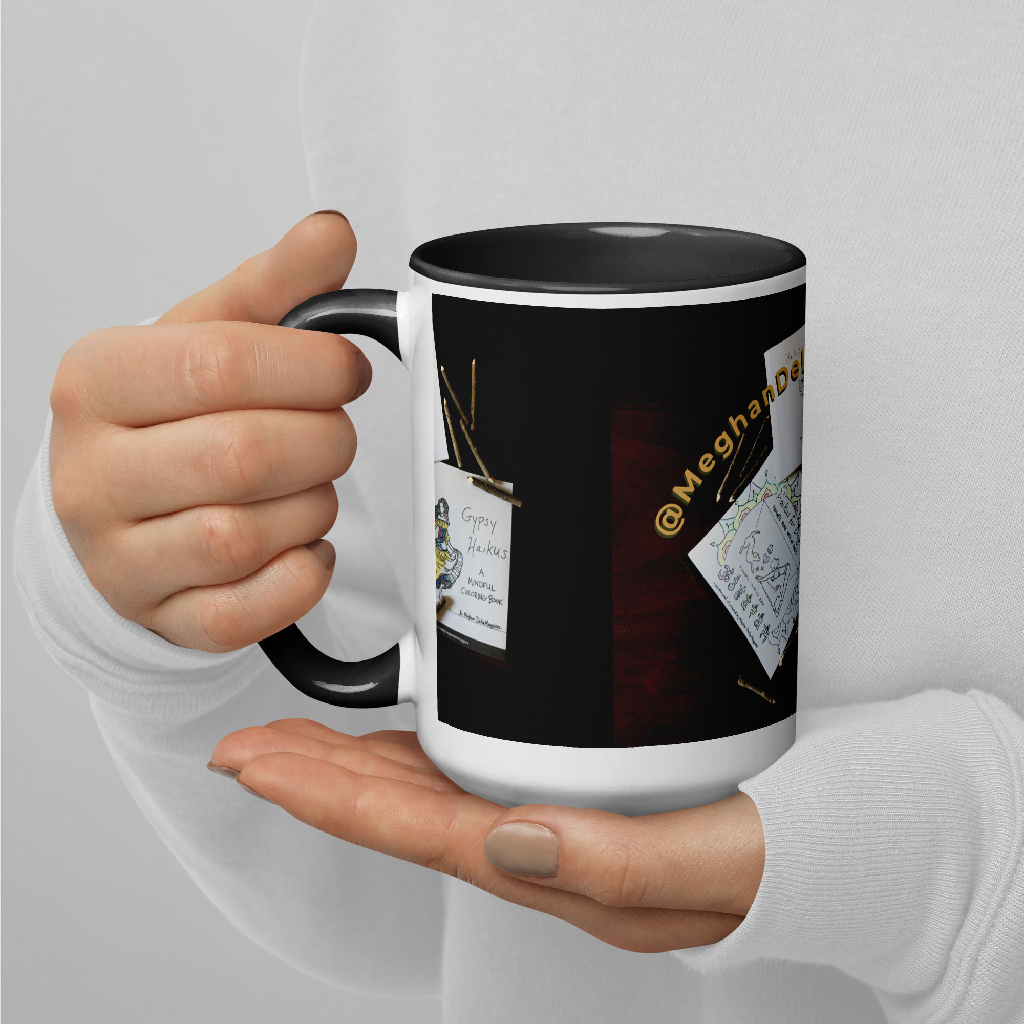 mug with color inside | namaste home collection©