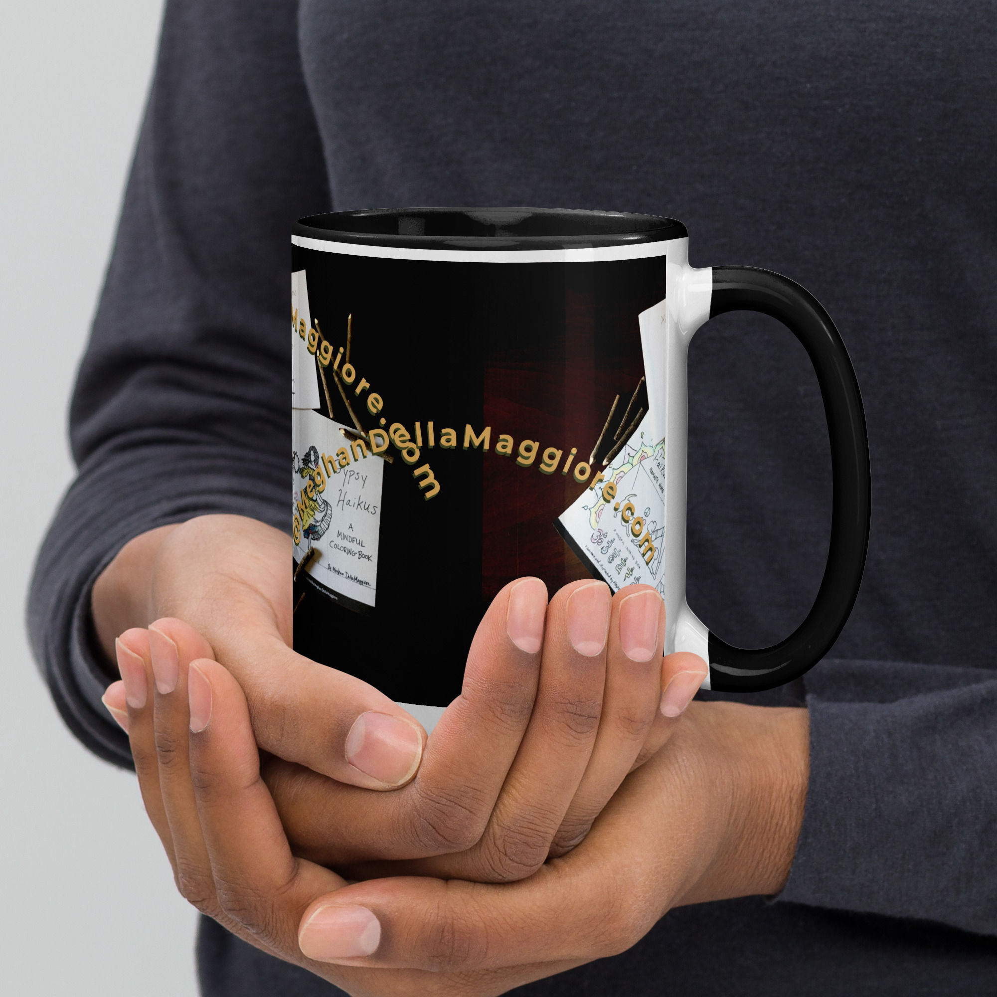 mug with color inside | namaste home collection©