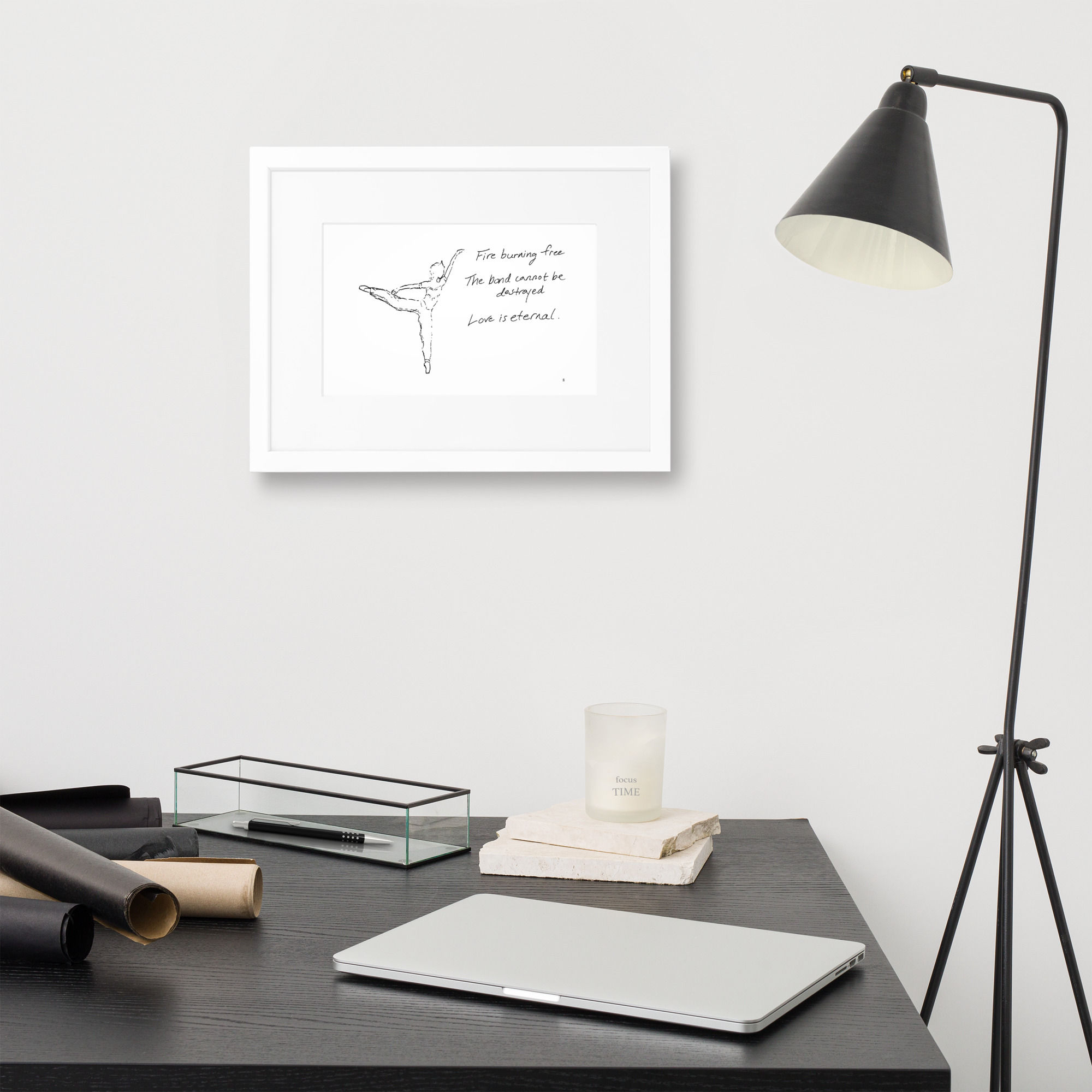 la bayadère matte paper framed poster | Haikus for Ballerinas