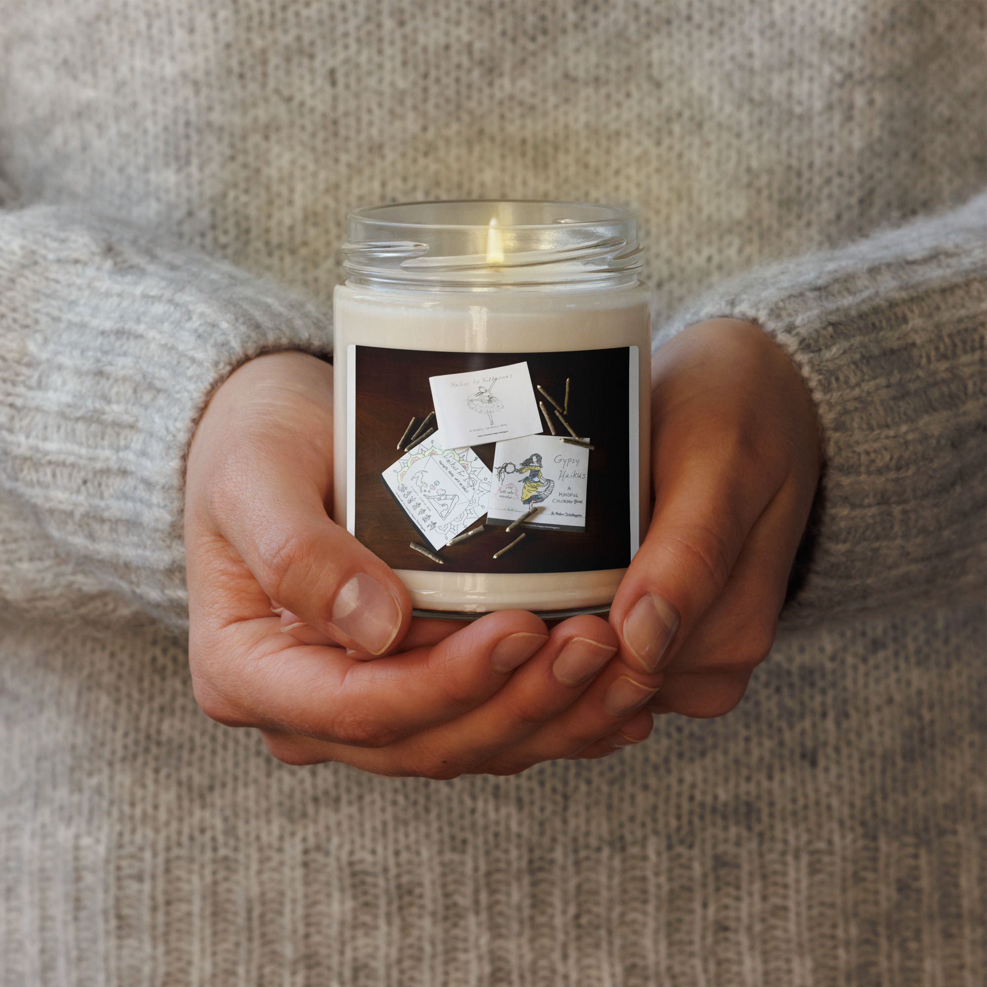 scented soy jar candle | namaste home collection©