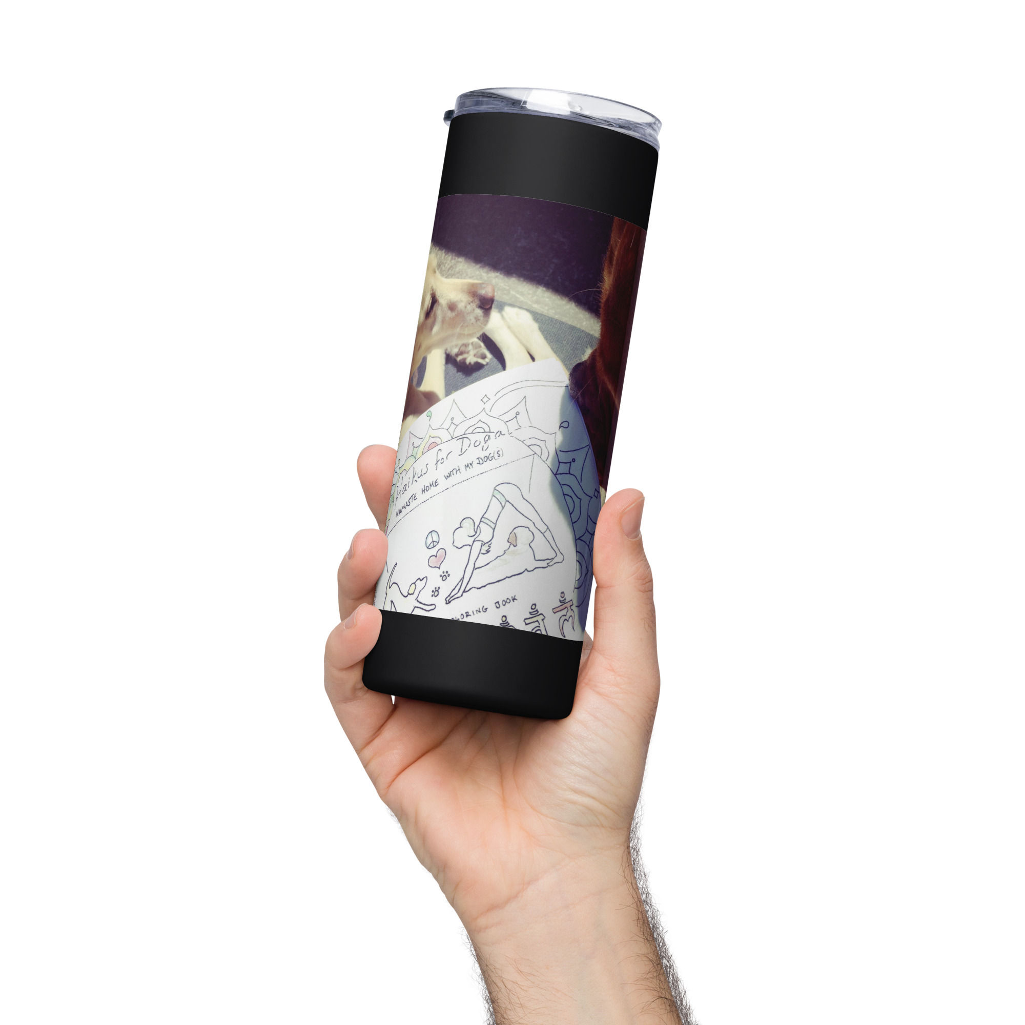 stainless steel tumbler | Haikus for Doga