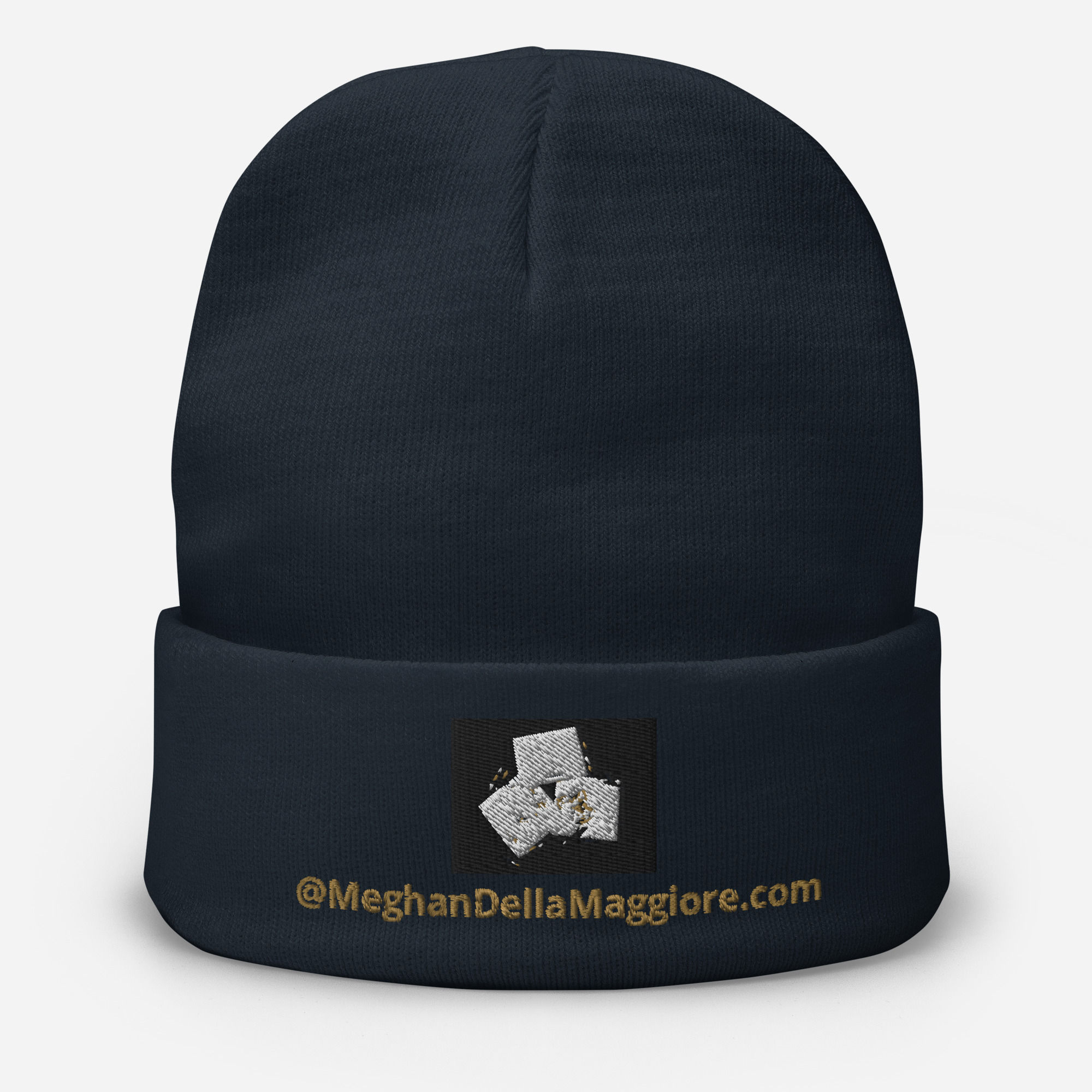 embroidered beanie