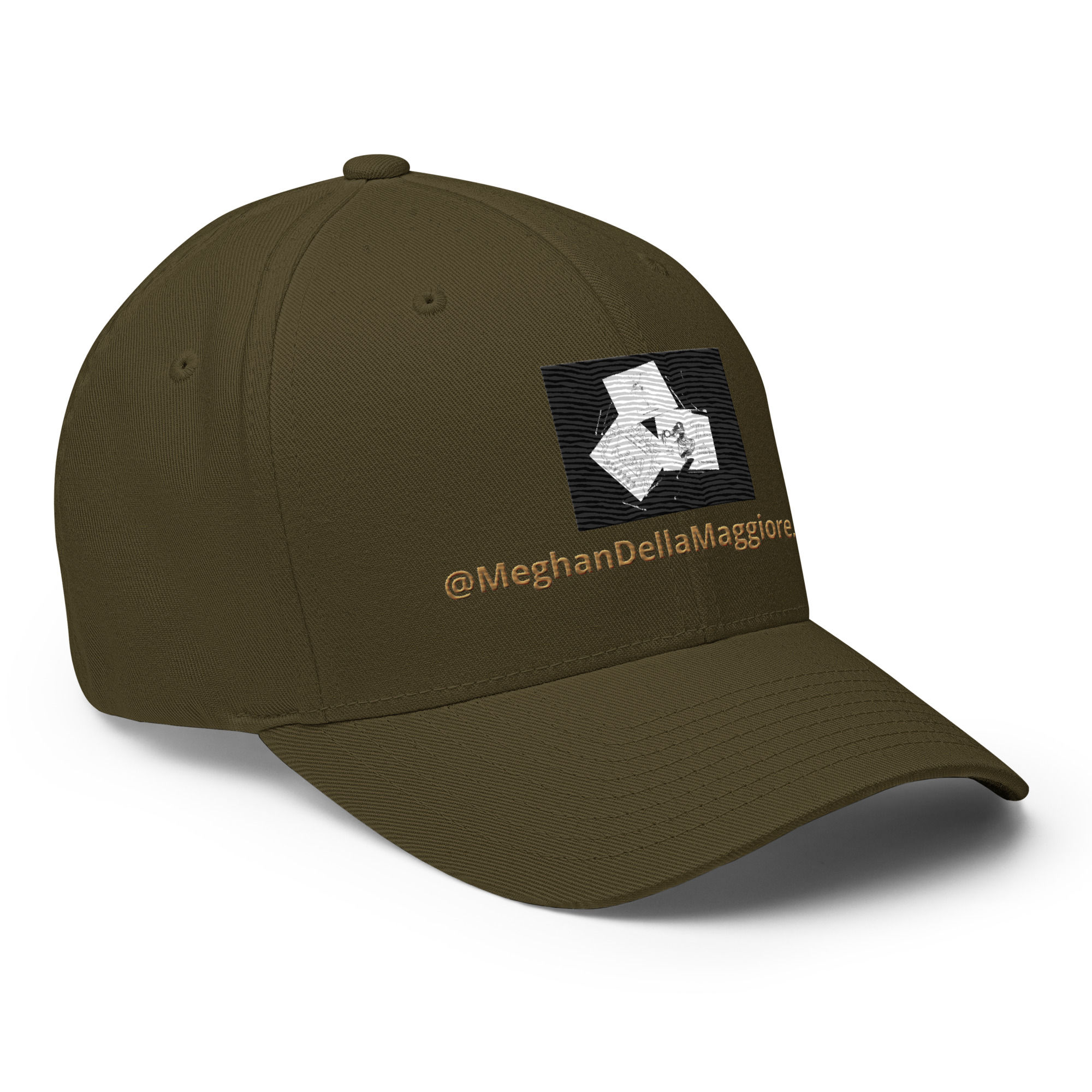 structured twill cap