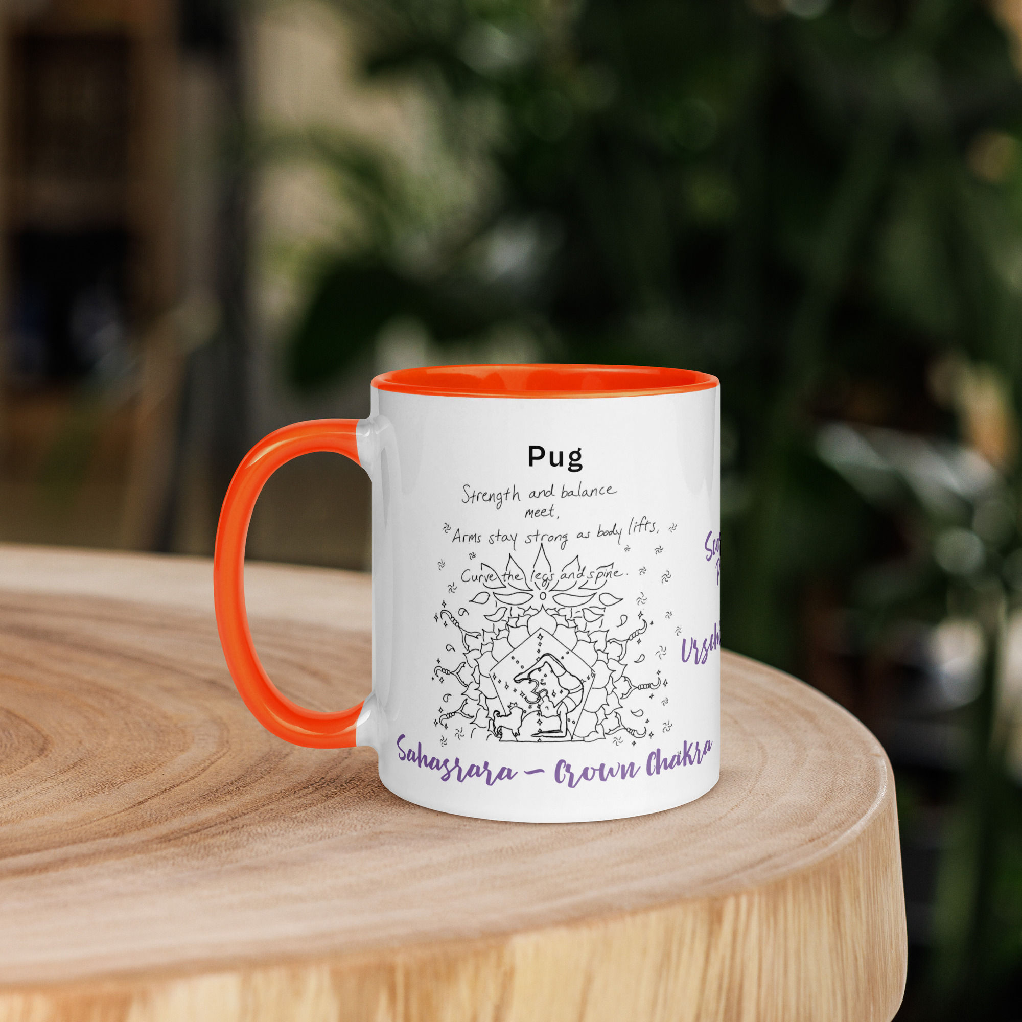 pug doga haiku mug with color | namaste home collection©