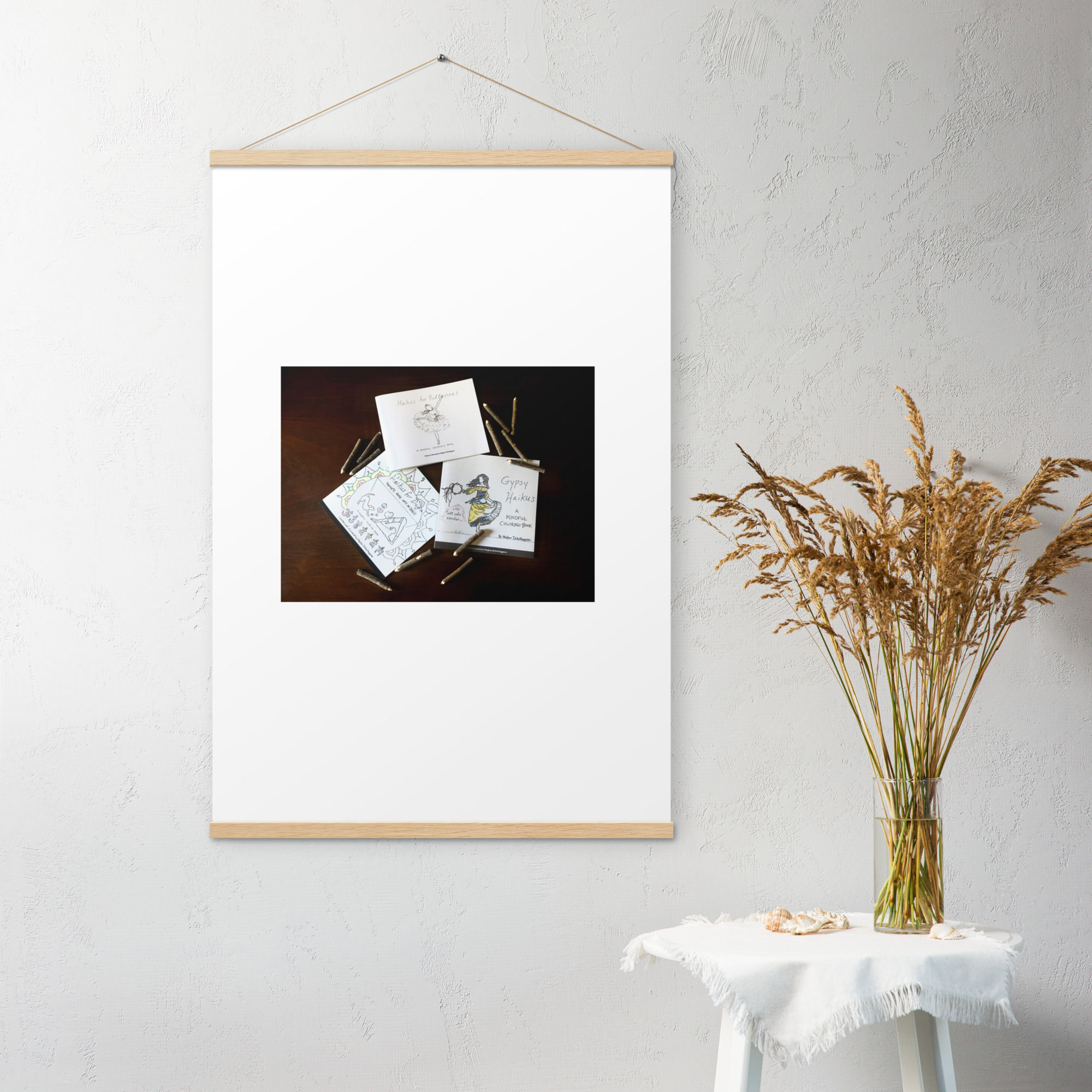 poster with hangers | namaste home collection©