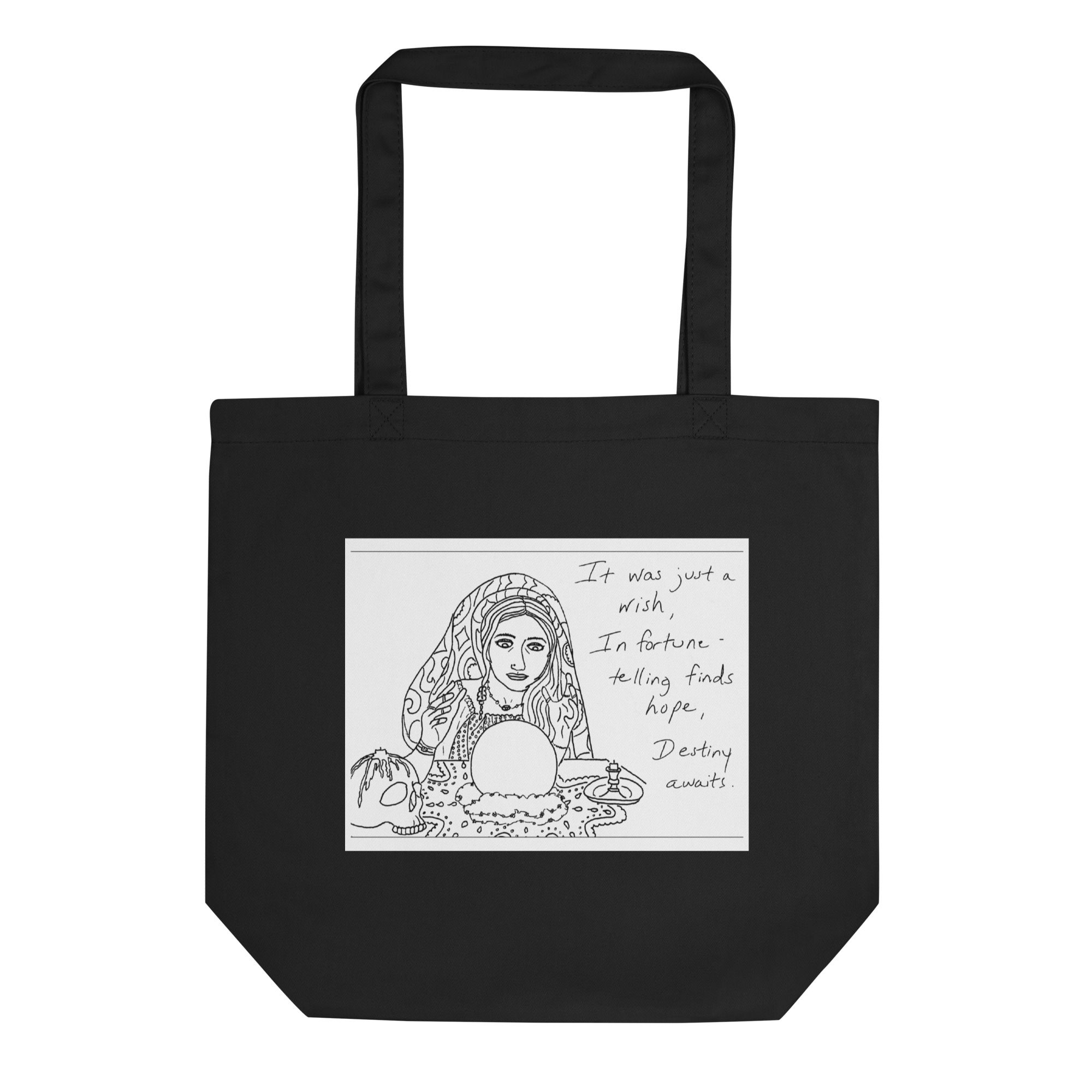 seventh gypsy haiku eco tote bag | Not All Who Wander...