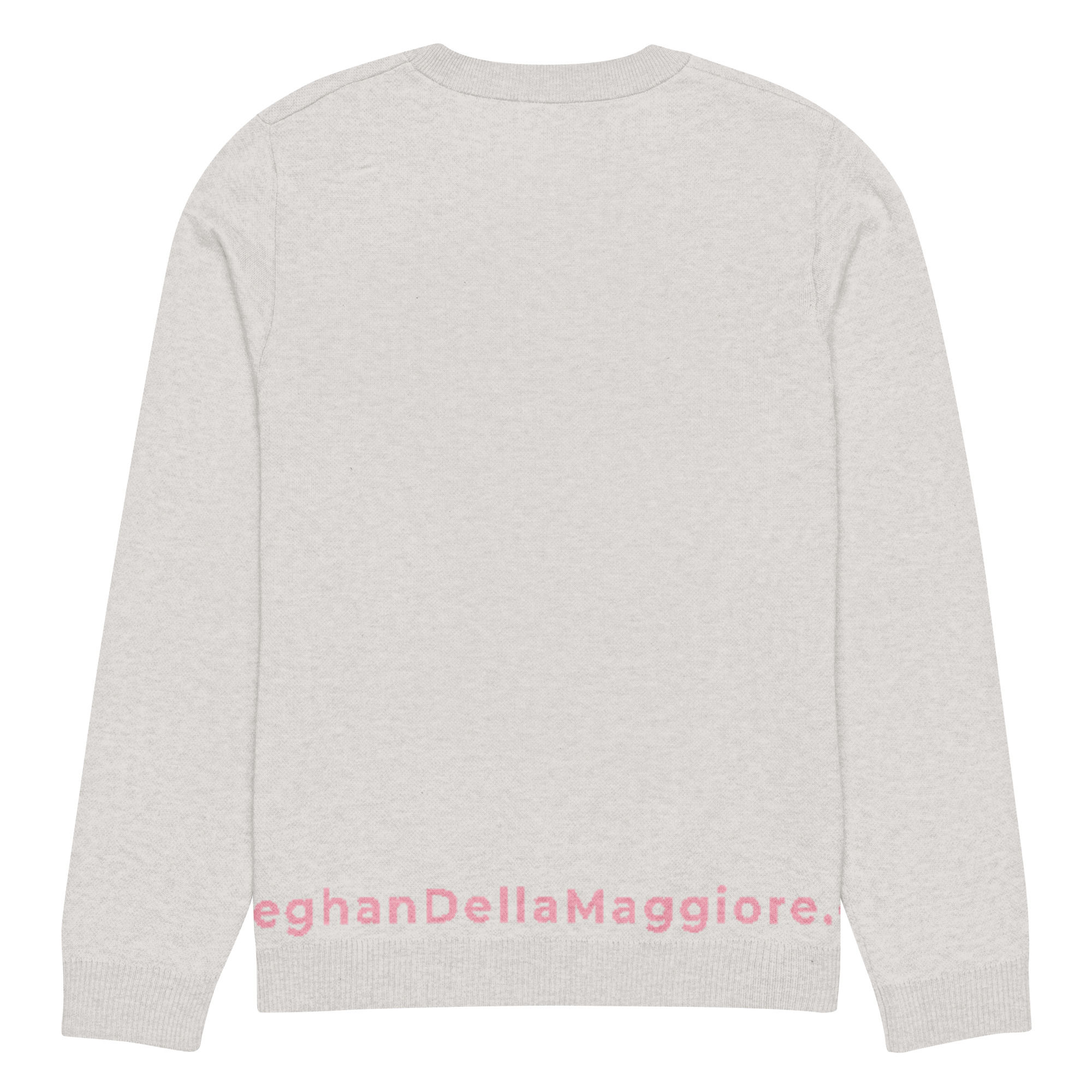 knitted crew neck sweater