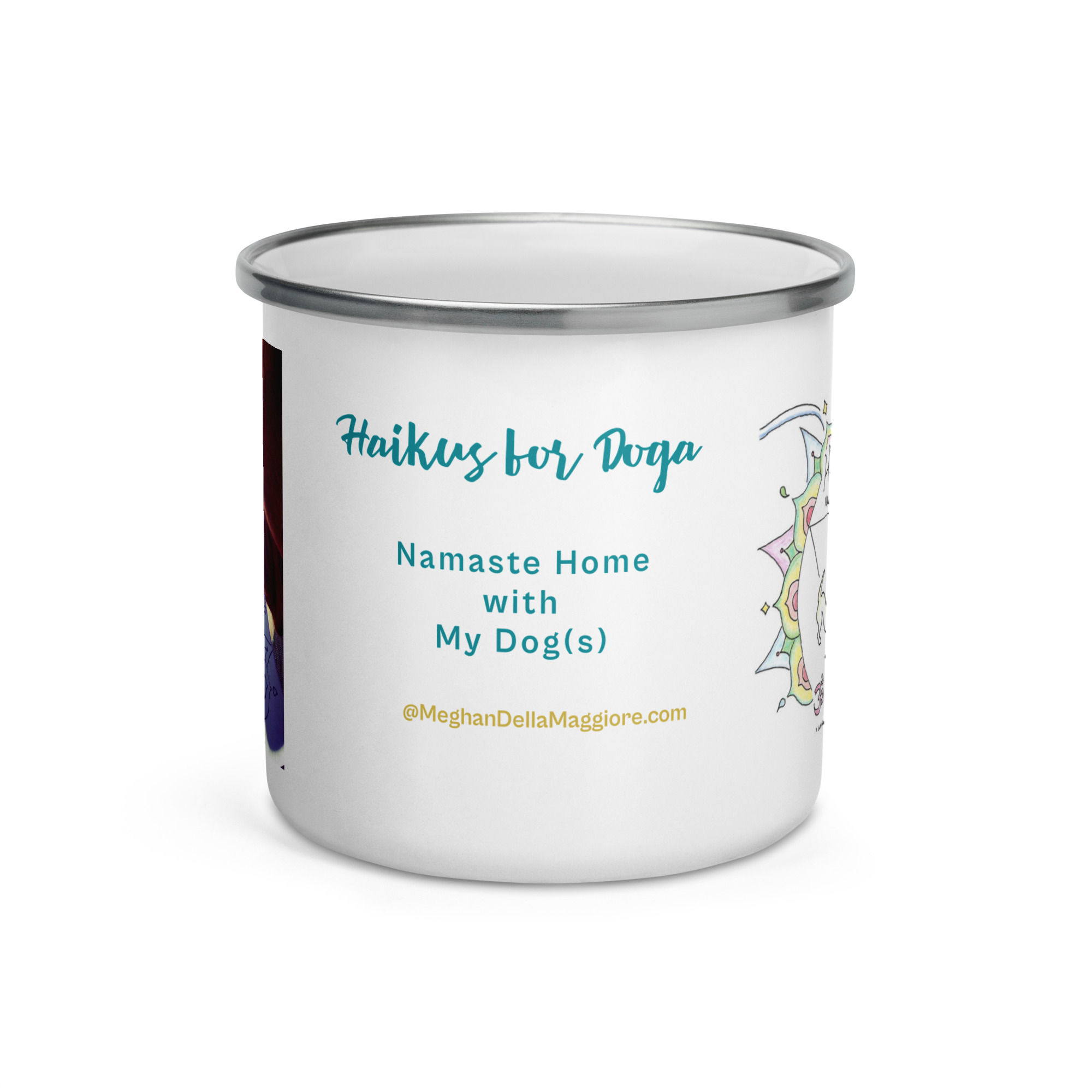 enamel mug | Haikus for Doga