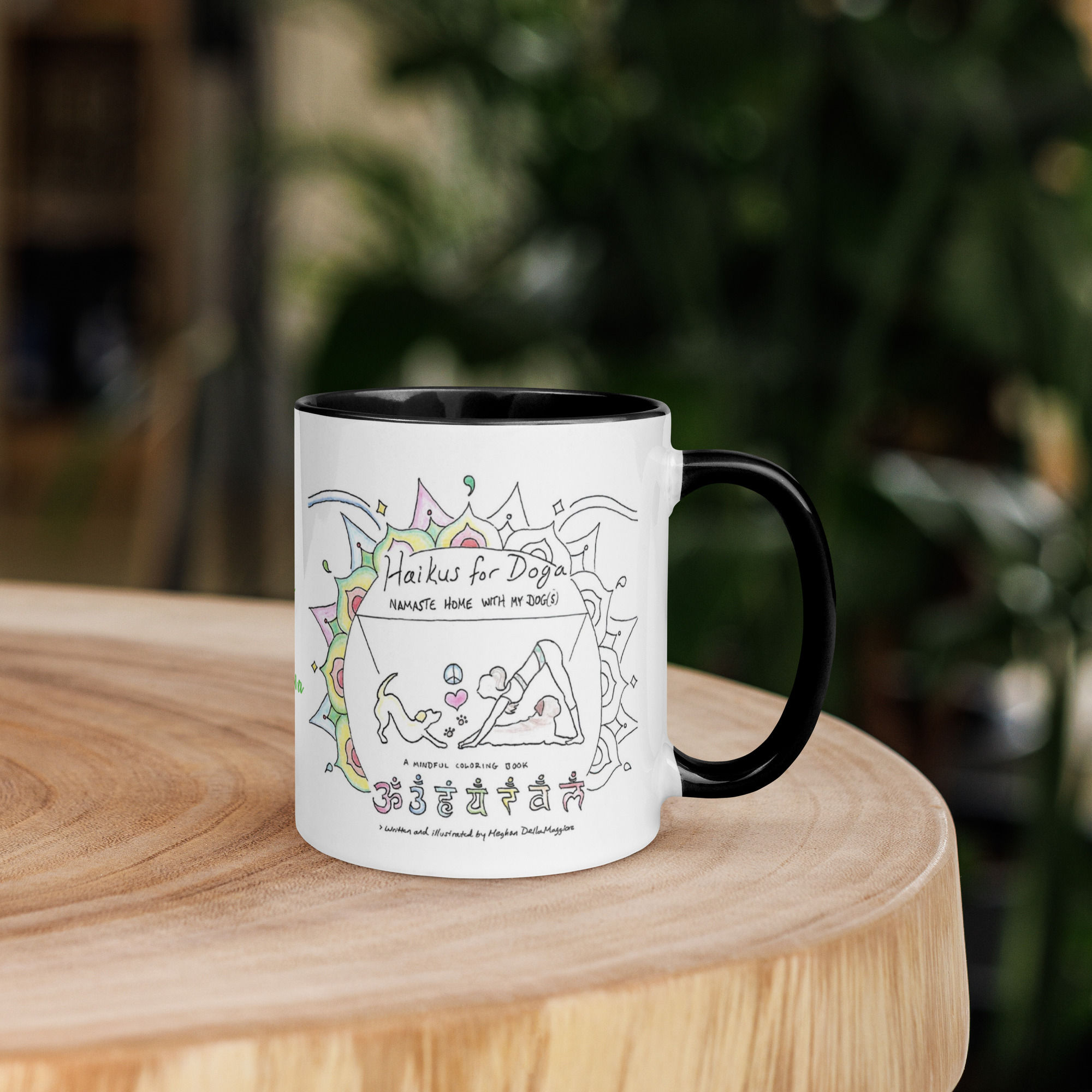 pit bull terrier doga haiku mug with color | namaste home collection©