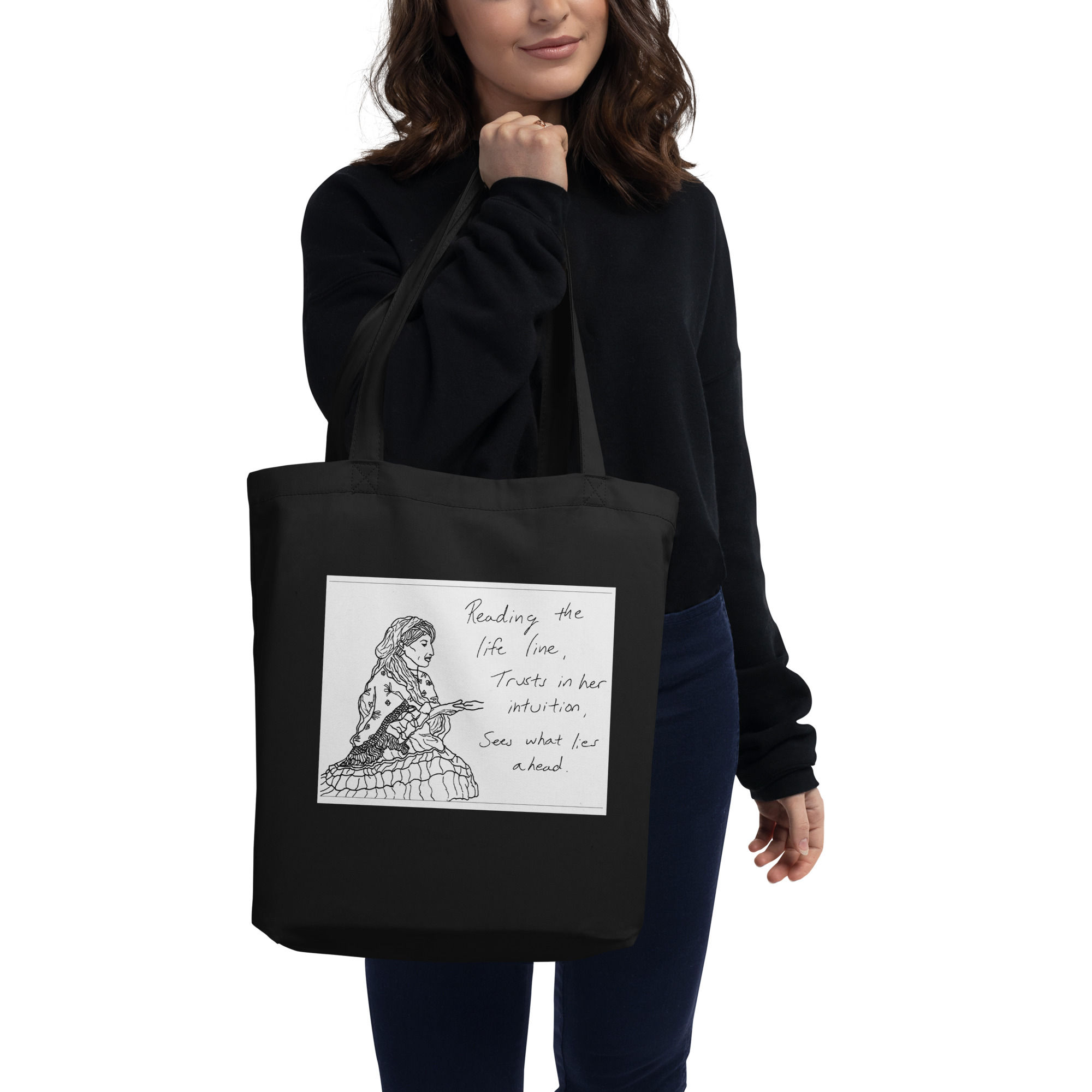 tenth gypsy haiku eco tote bag | Not All Who Wander...
