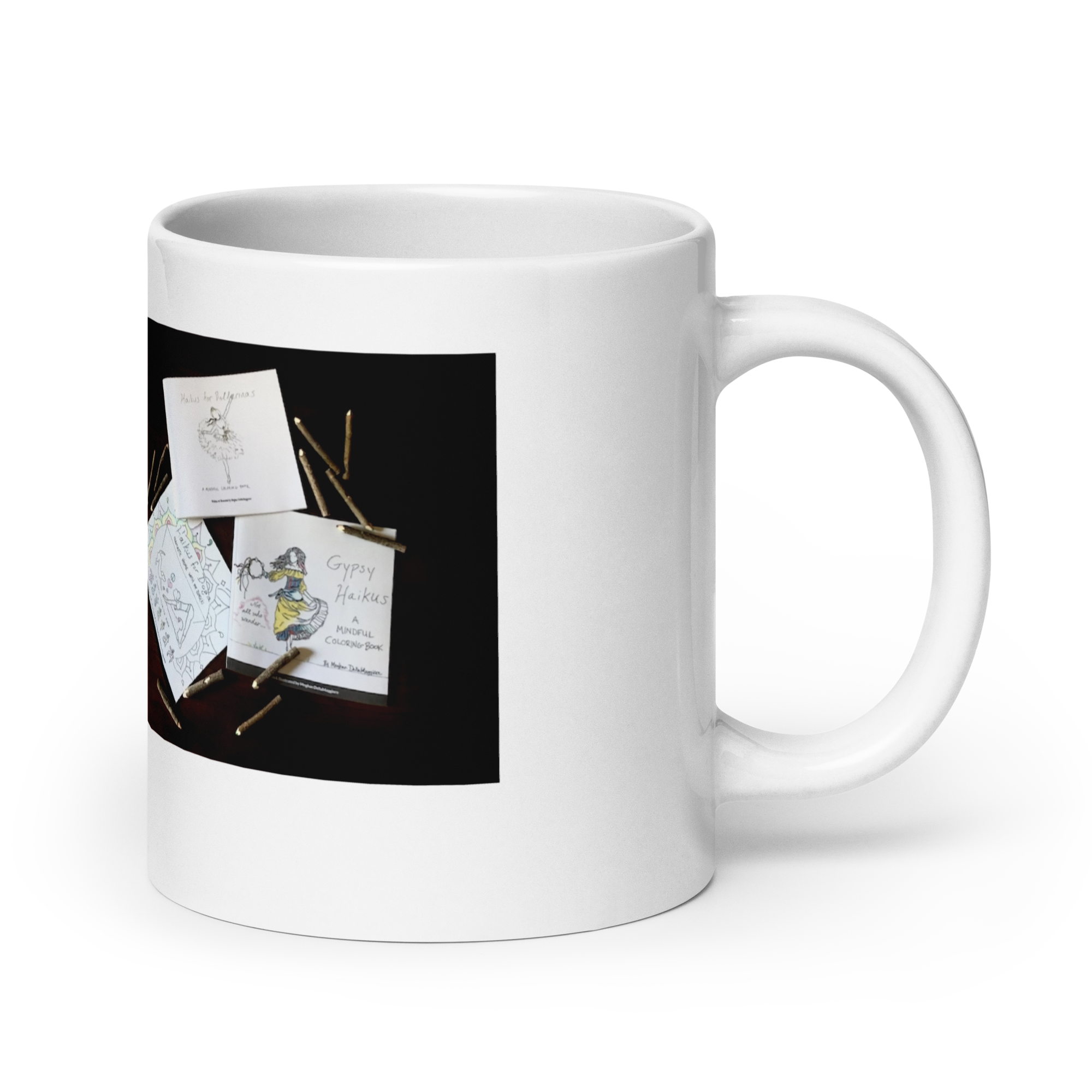 white glossy mug | namaste home collection©