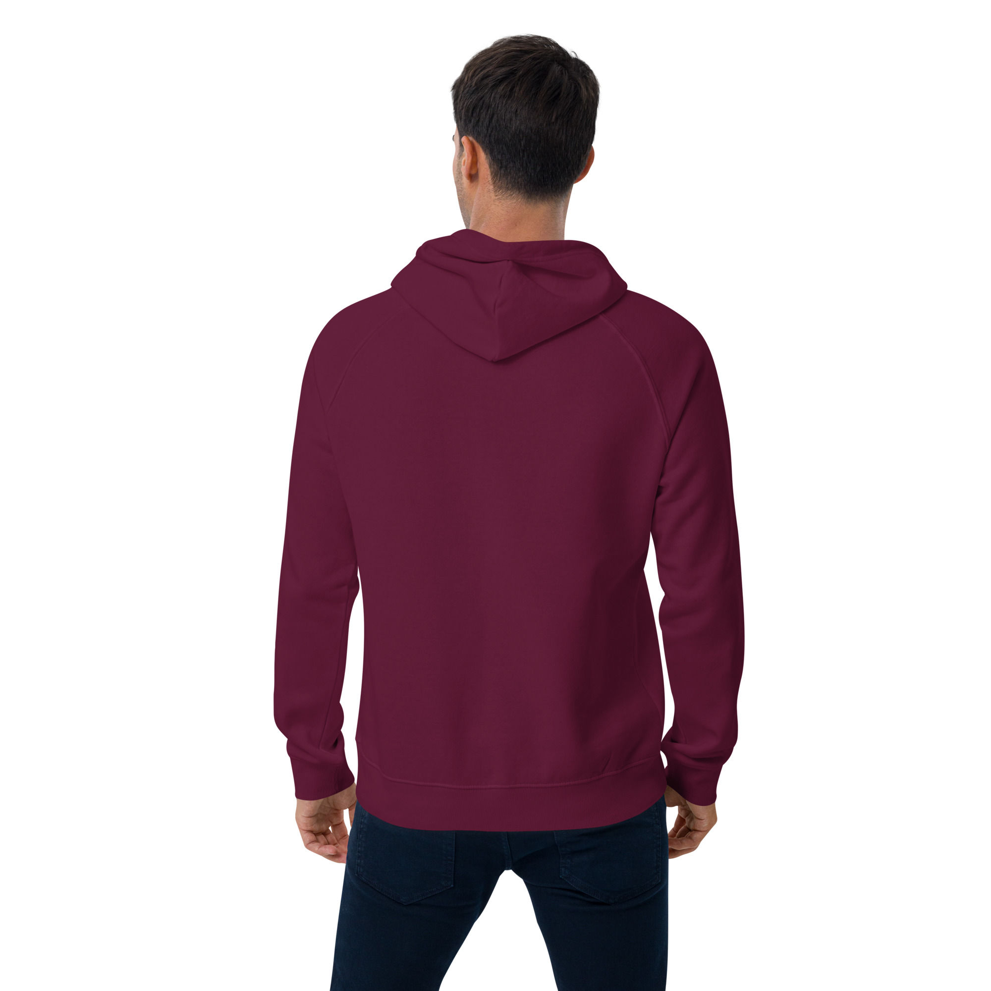 unisex eco raglan hoodie