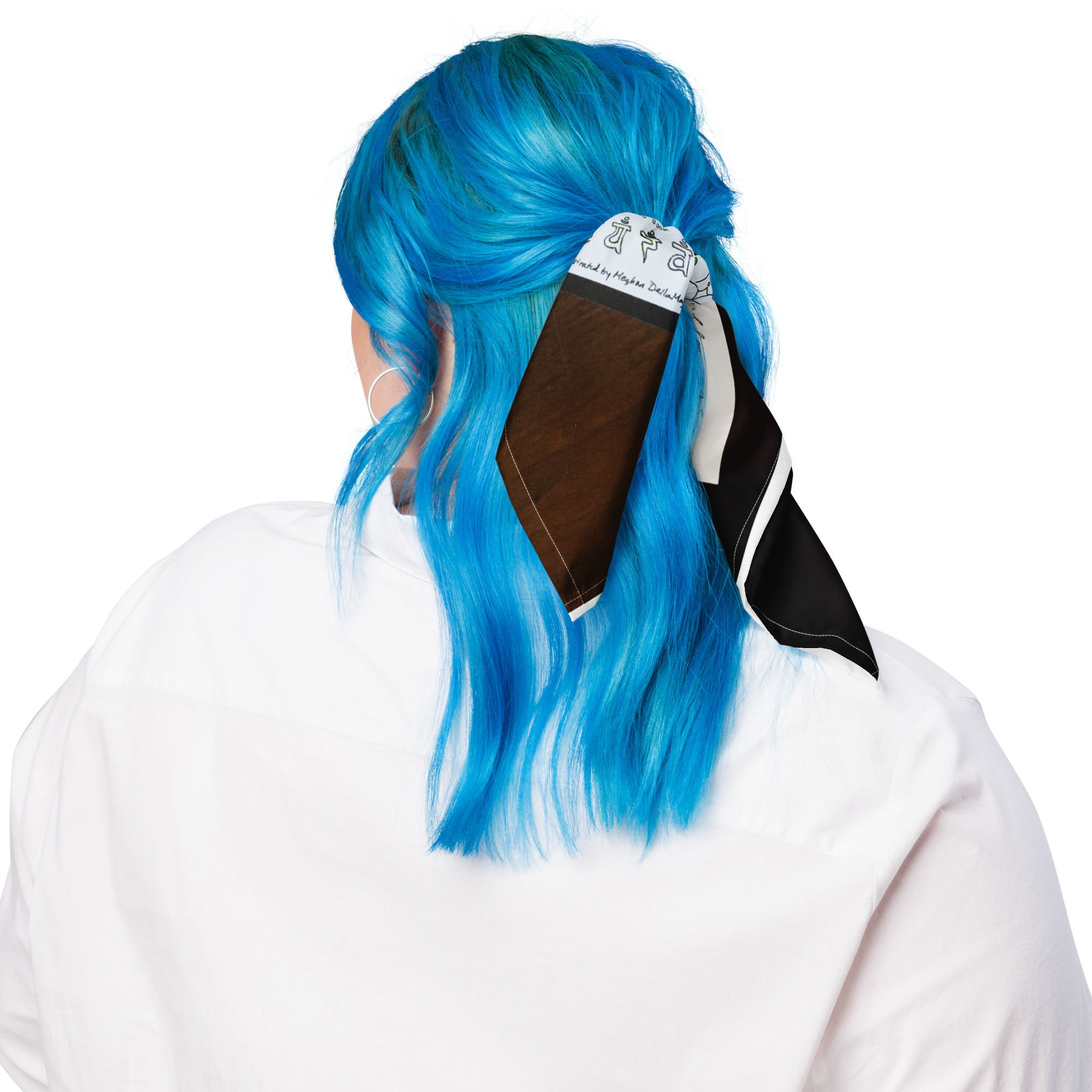 print bandana scarf